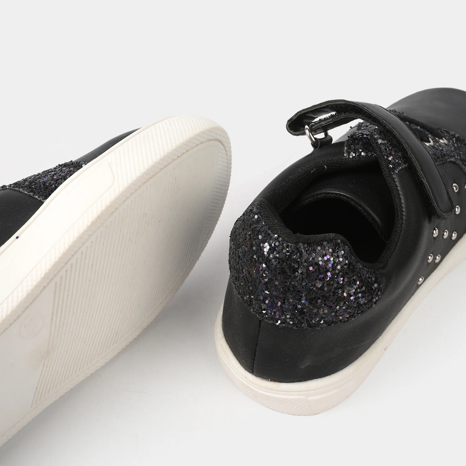 Girls Sneakers ZP-053 - BLACK - Image 2