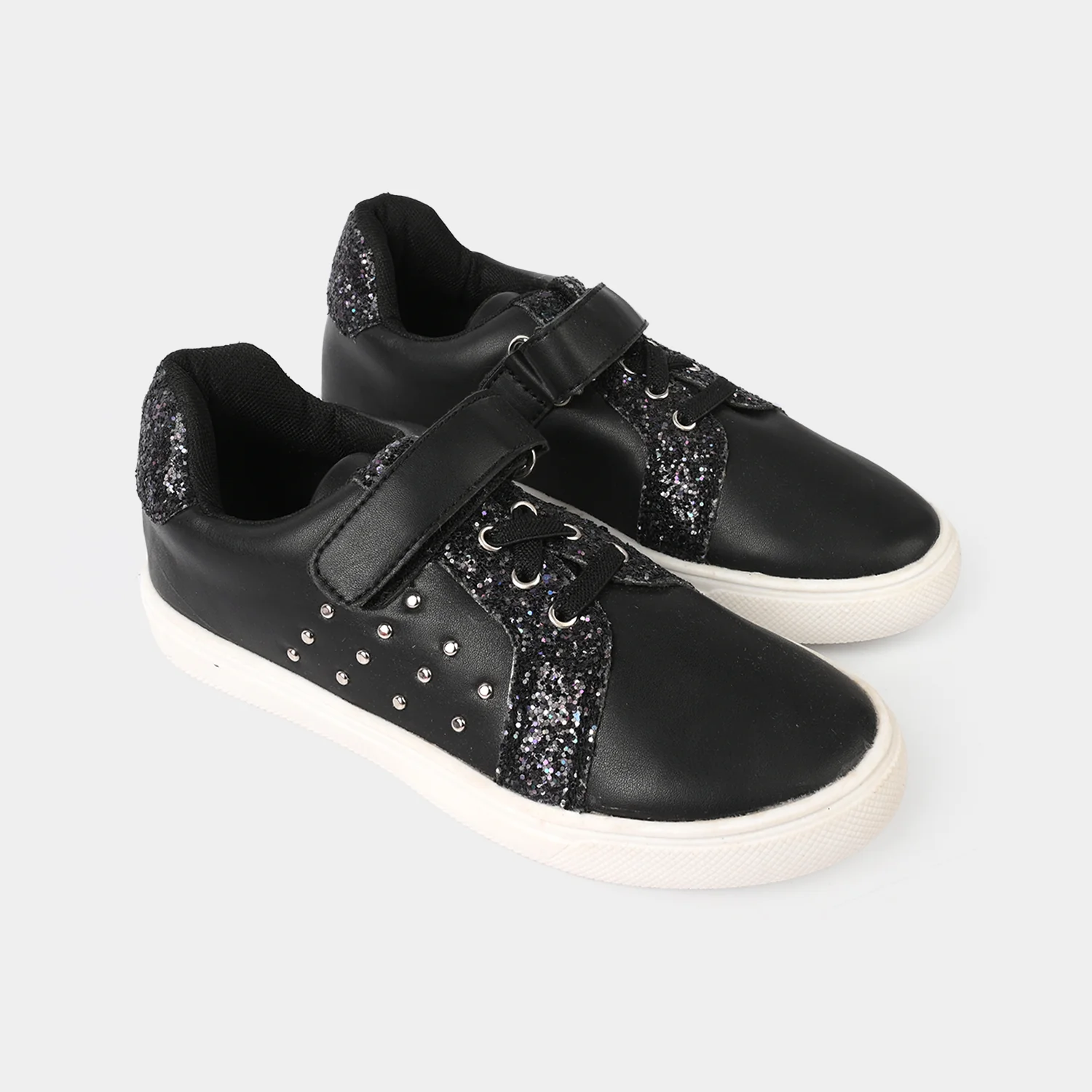 Girls Sneakers ZP-053 - BLACK - Image 3