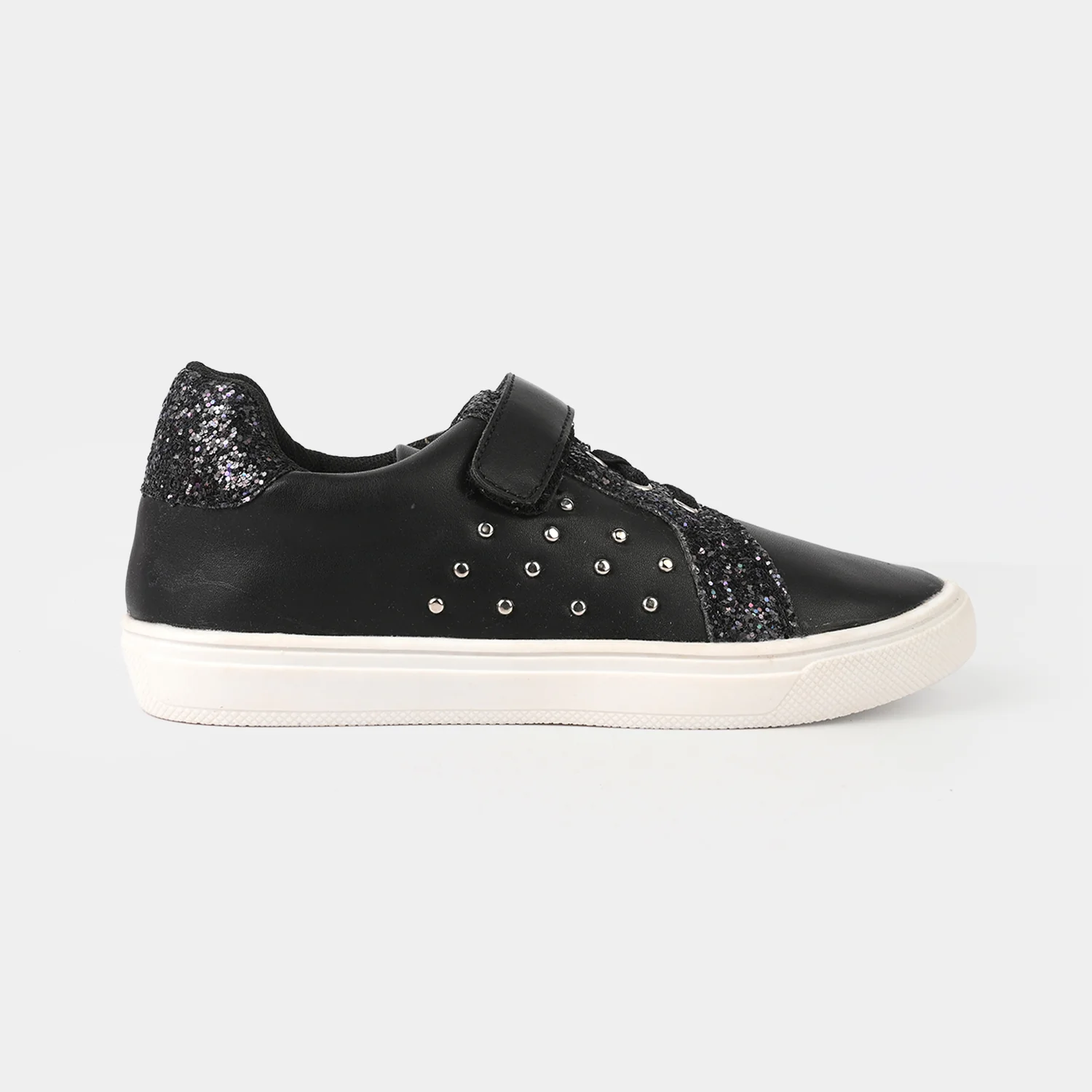 Girls Sneakers ZP-053 - BLACK - Image 4