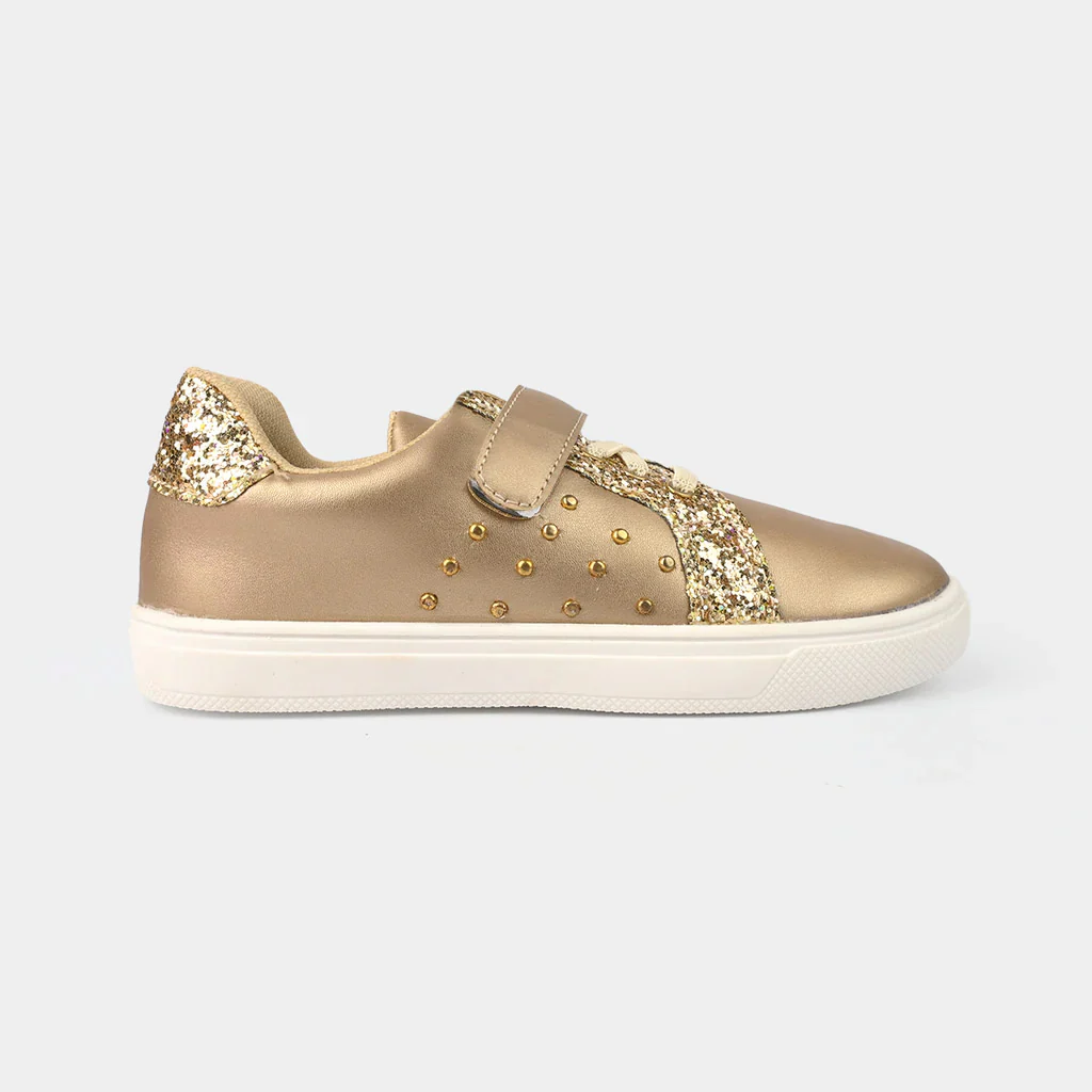 Girls Sneakers ZP-053 - GOLDEN - Image 4