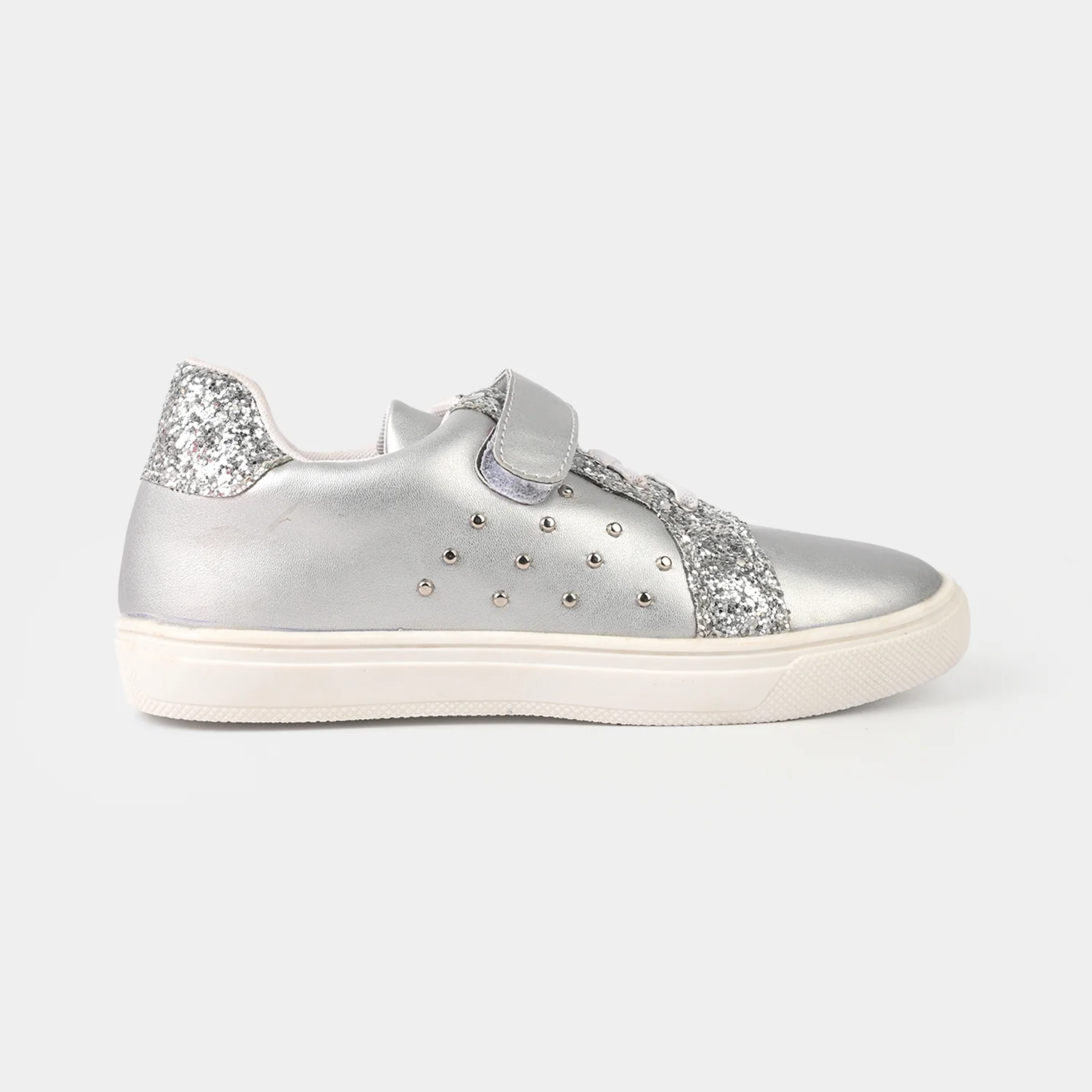 Girls Sneakers ZP-053 - SILVER - Image 4