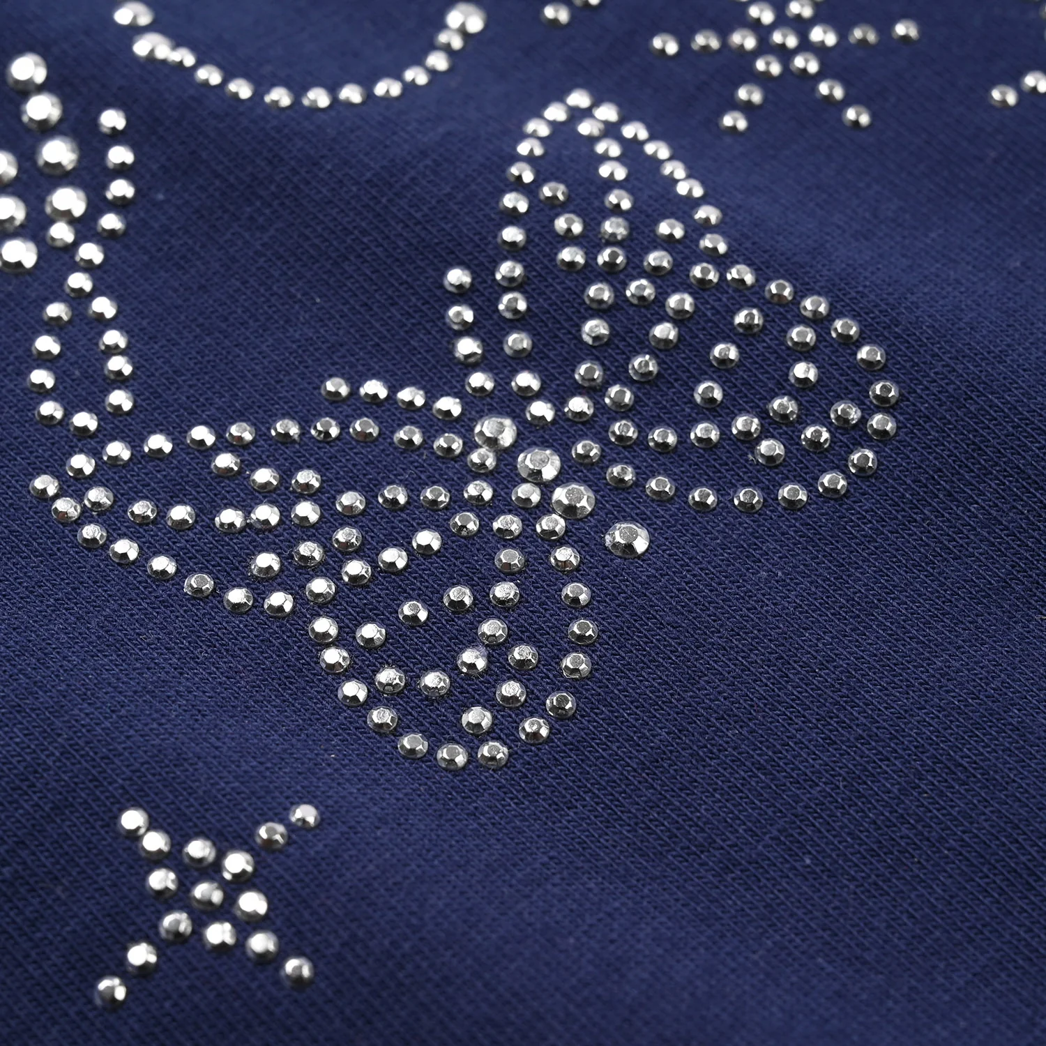 Girls Jersey/Terry T-Shirt Sparkly Mood - Navy Blue - Image 3