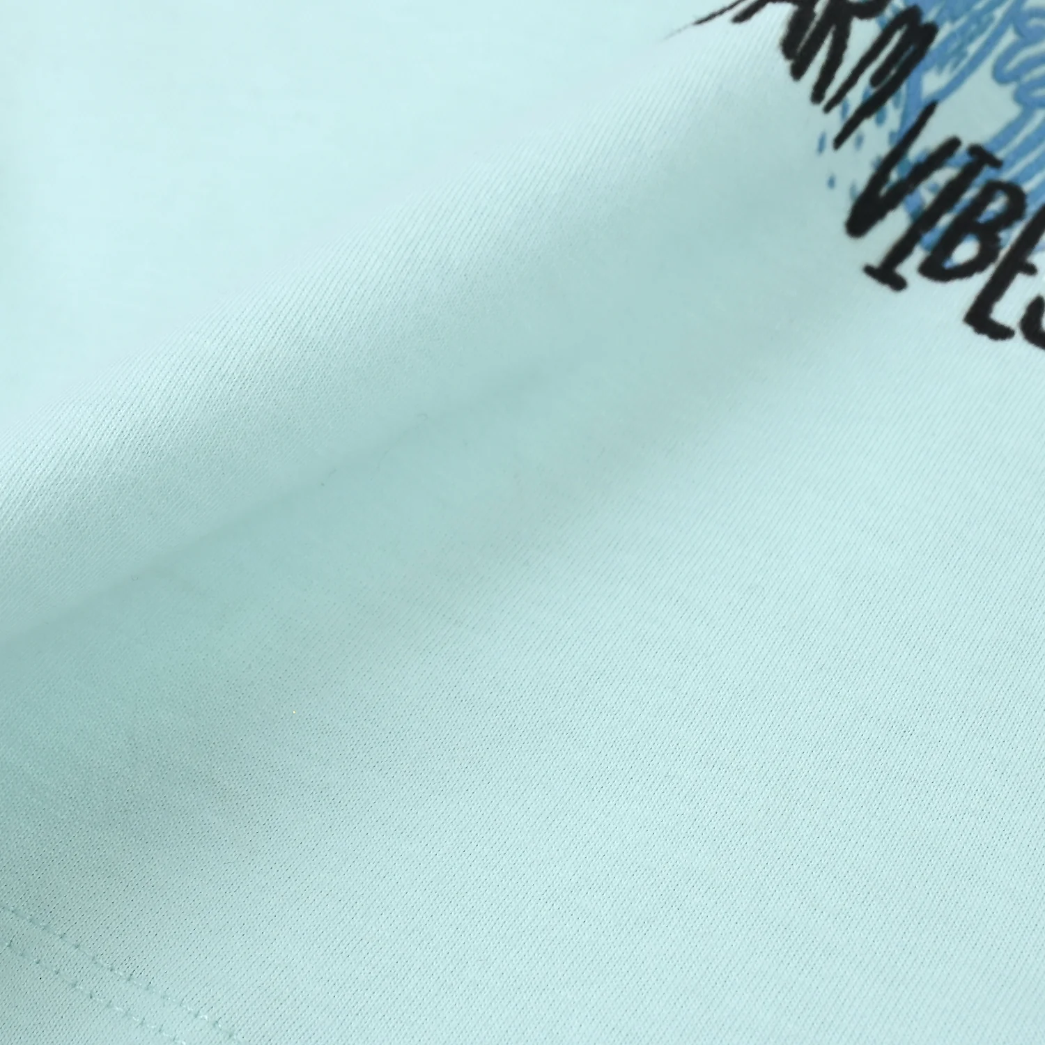 Girls Jersey/Terry T-Shirt (Tropical Soul) – Blue - Image 3