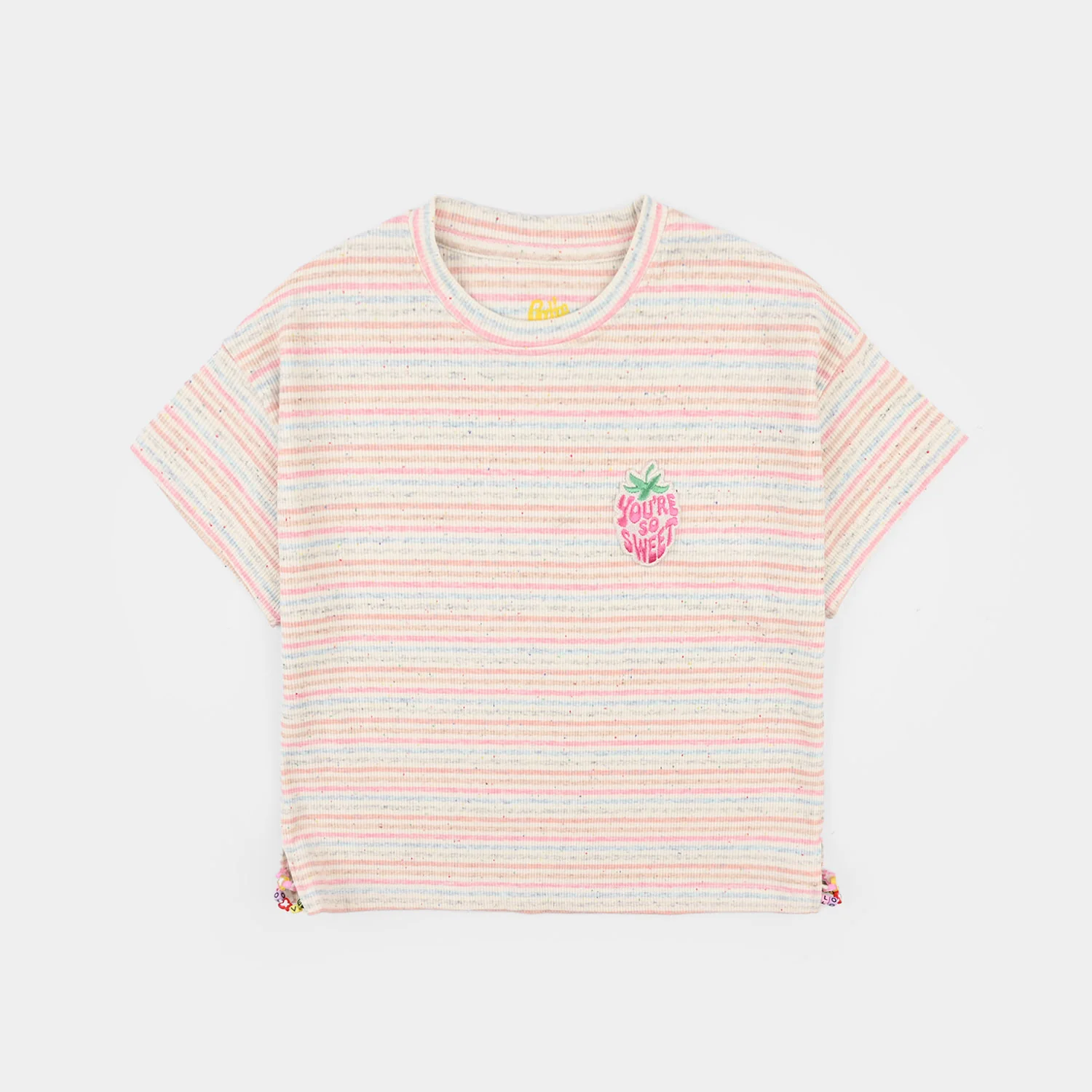 Girls Jersey/Terry T-Shirt (You Are So Sweet) – Multi