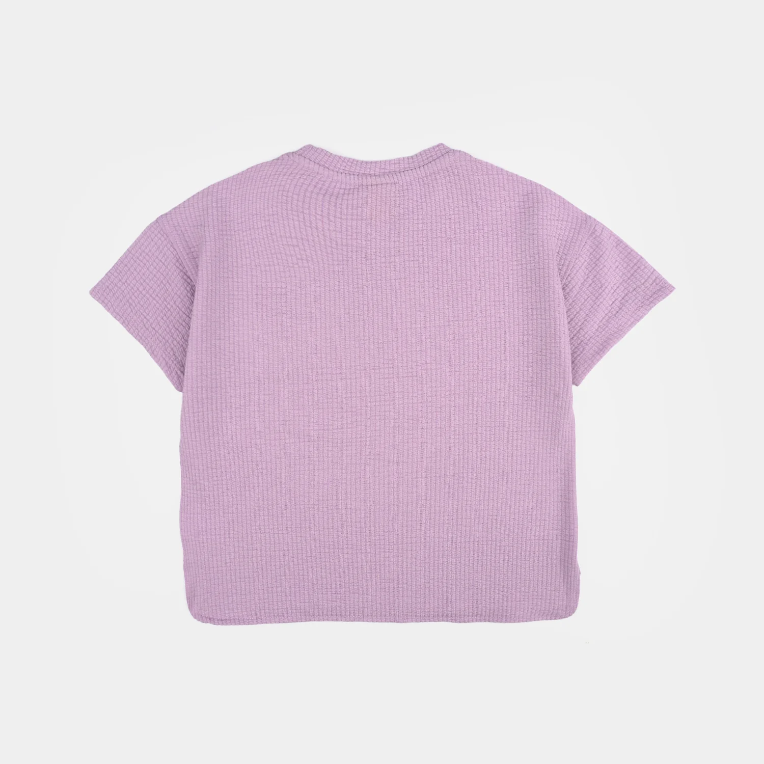 Girls Thermal T-Shirt (Feeling Cute) - Purple - Image 3