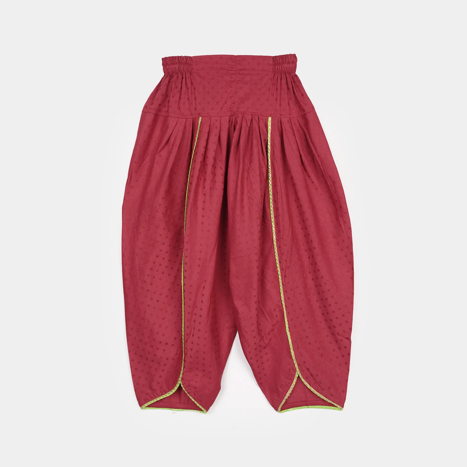 Girls Viscose 3-Piece Set (Falak) - Magenta - Image 6