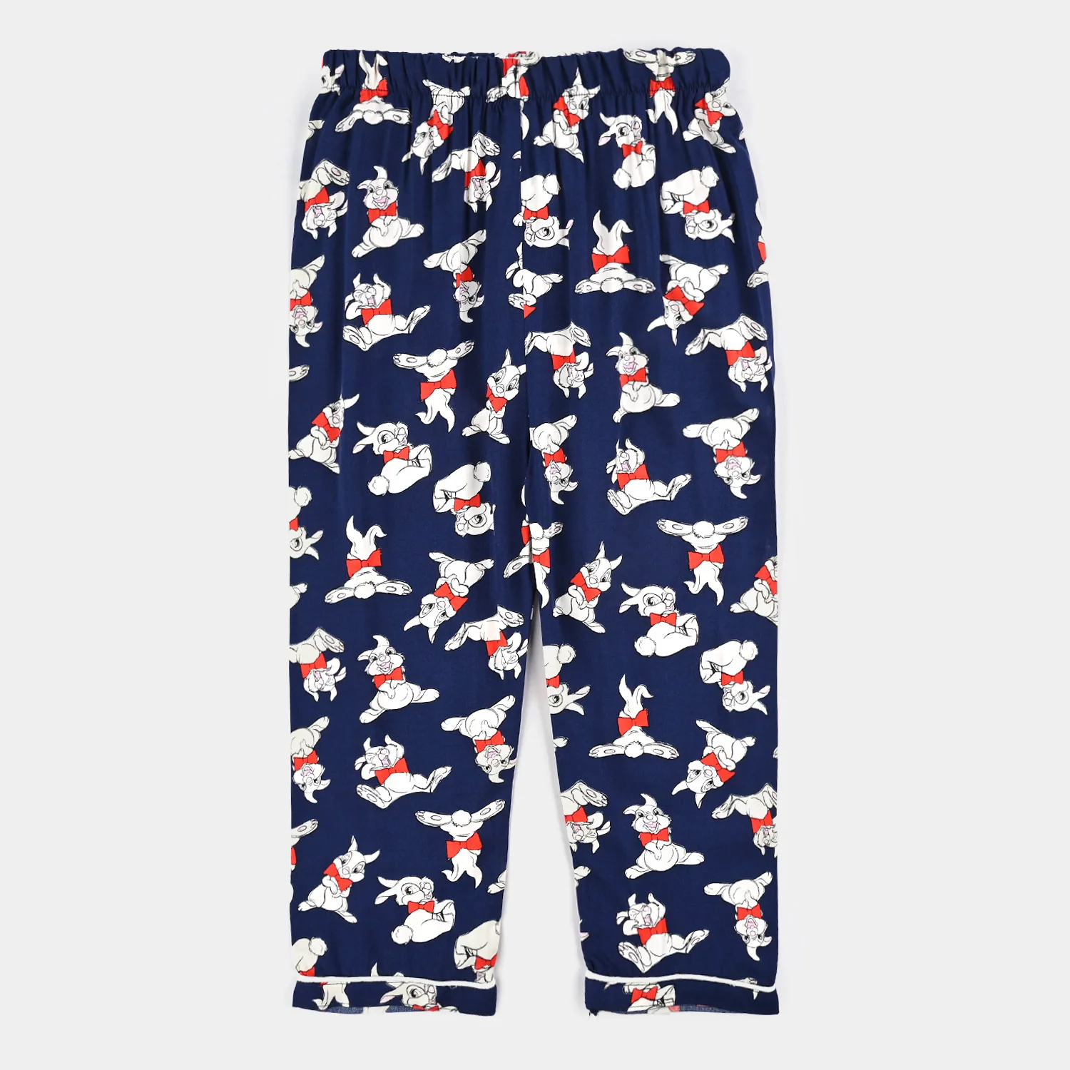 Girls Viscose Woven Nightwear - Blue - Image 4