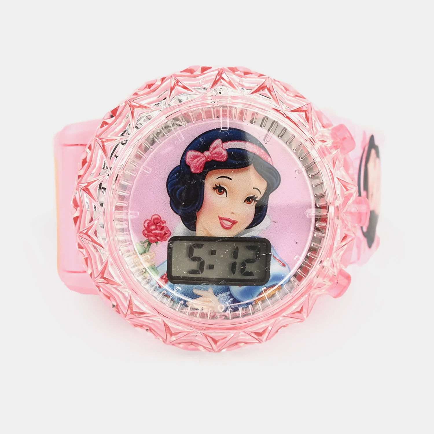Girls Character Watch Round Dial With Light - Image 3