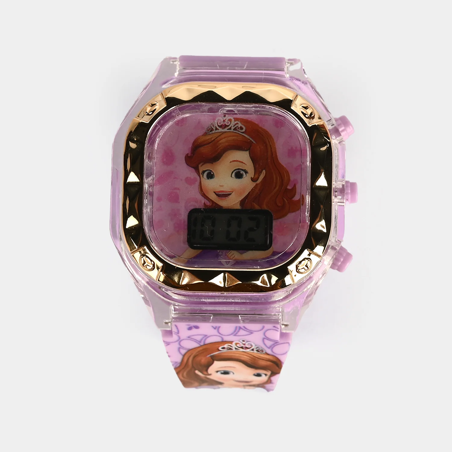 Girls Character Watch Square Golden Border - Image 3