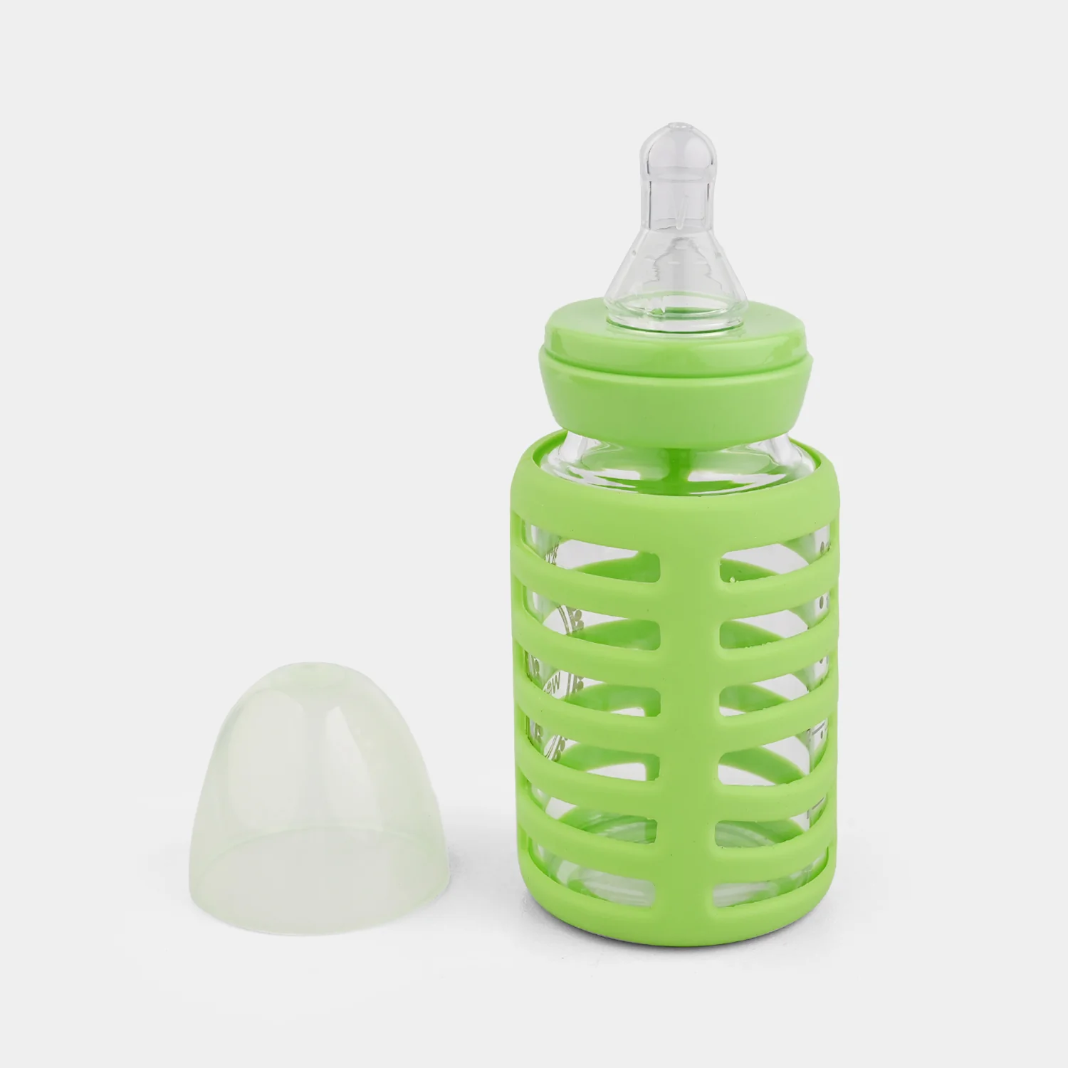 Baby Glass Feeding Bottle | 120ml - Image 2