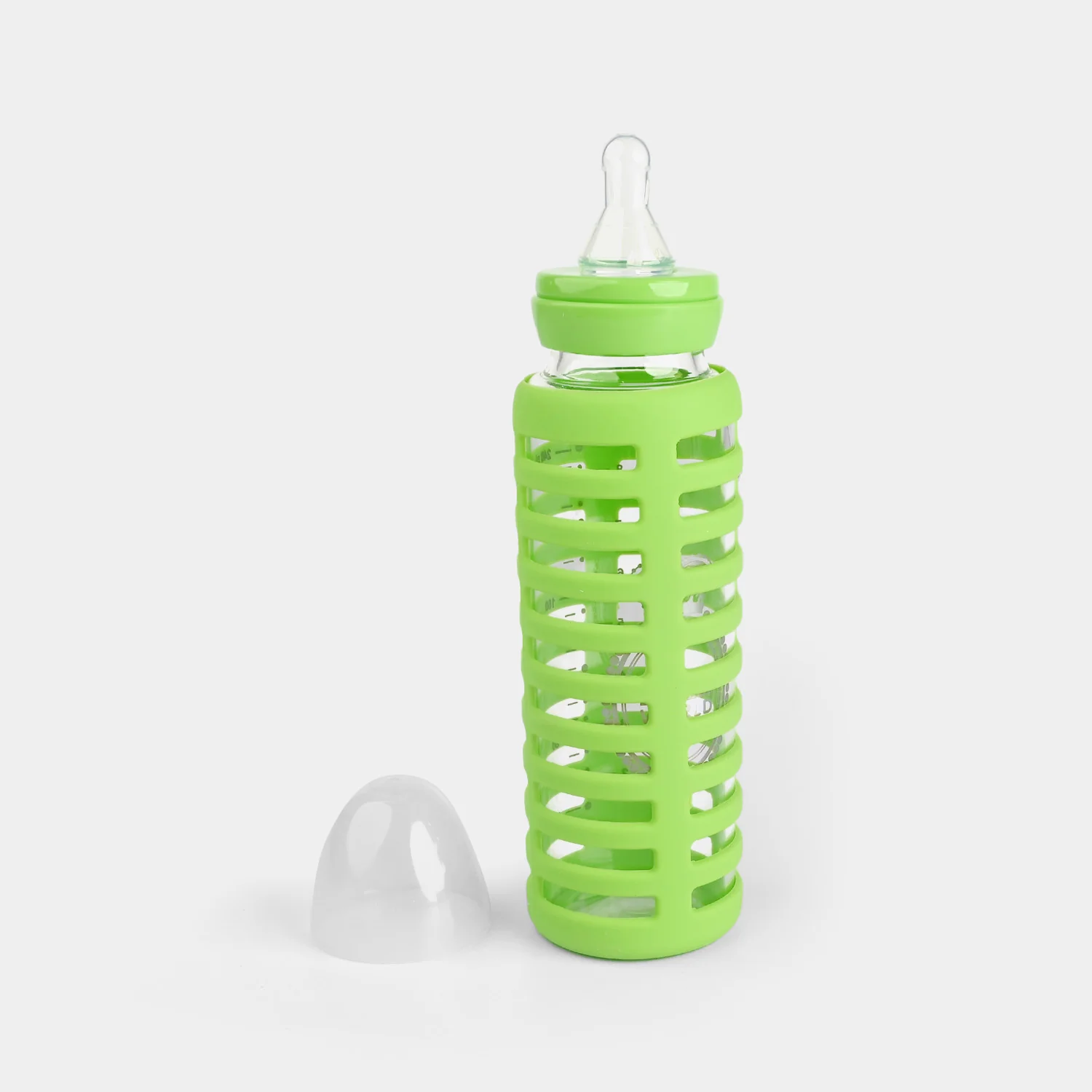 Baby Glass Feeding Bottle | 240ml - Image 2