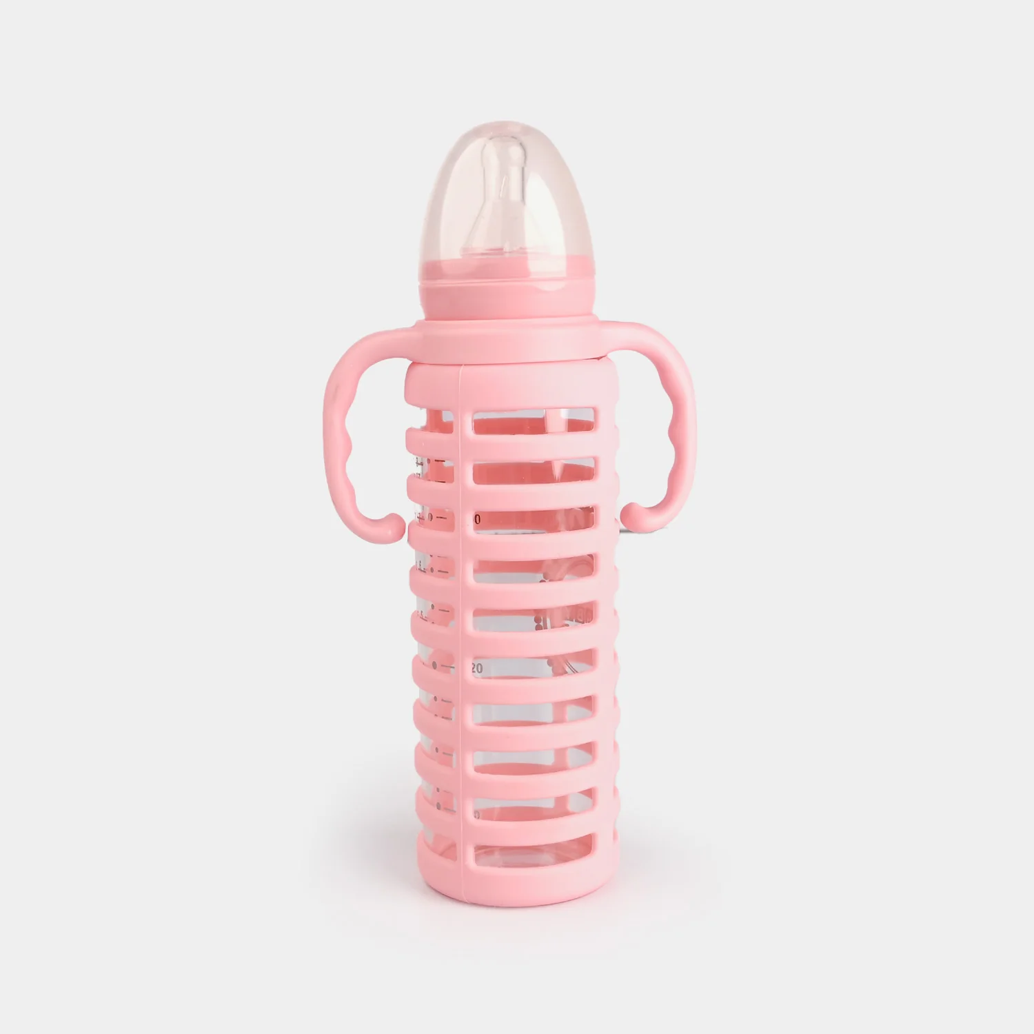 Baby Glass Feeding Bottle | 240ml with Handles