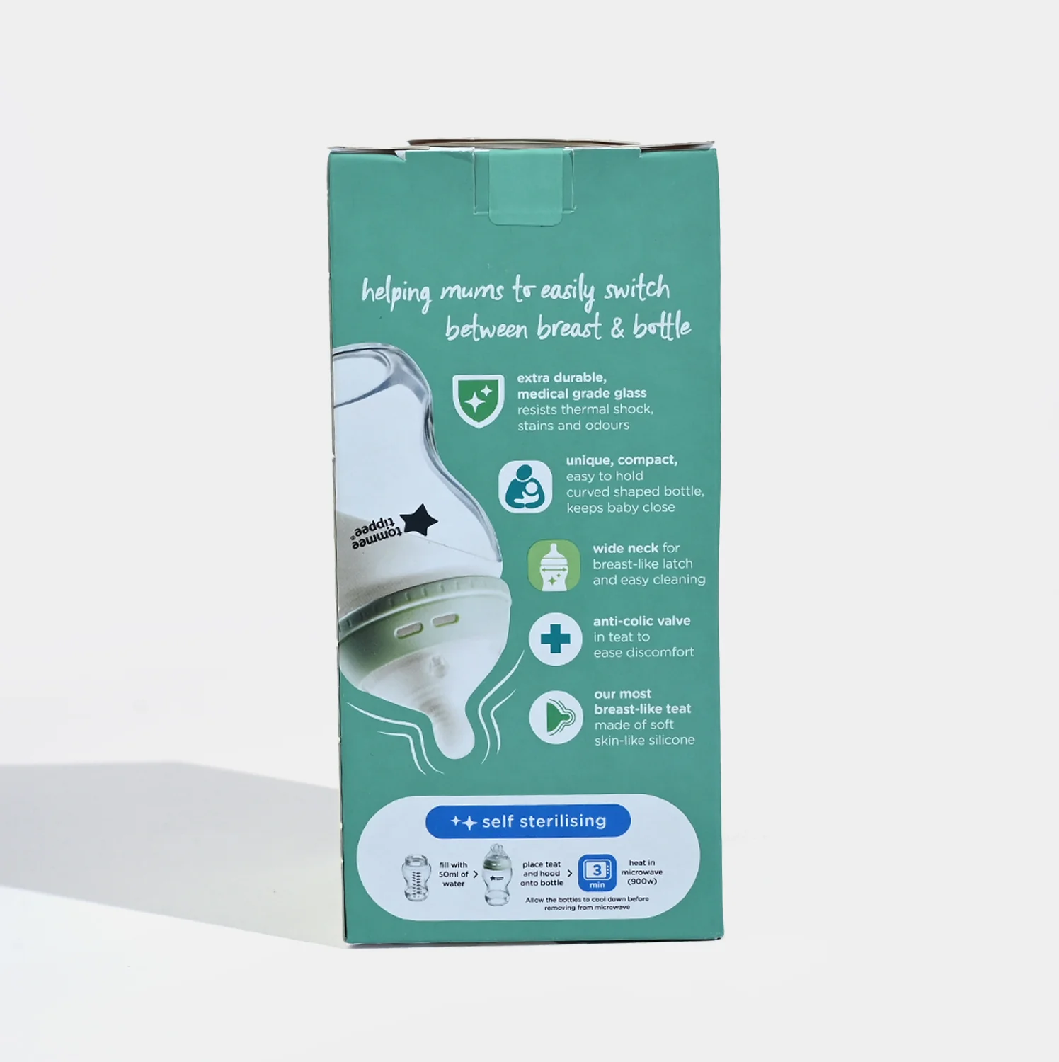 Natural Start Glass Bottle 250ml PK1 - Image 5