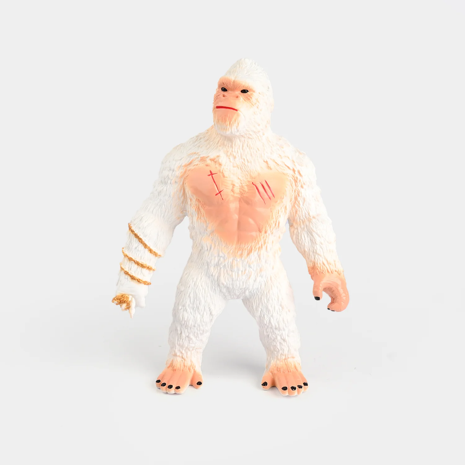 Monster Action Figure – White Furry Collectible Toy - Image 2