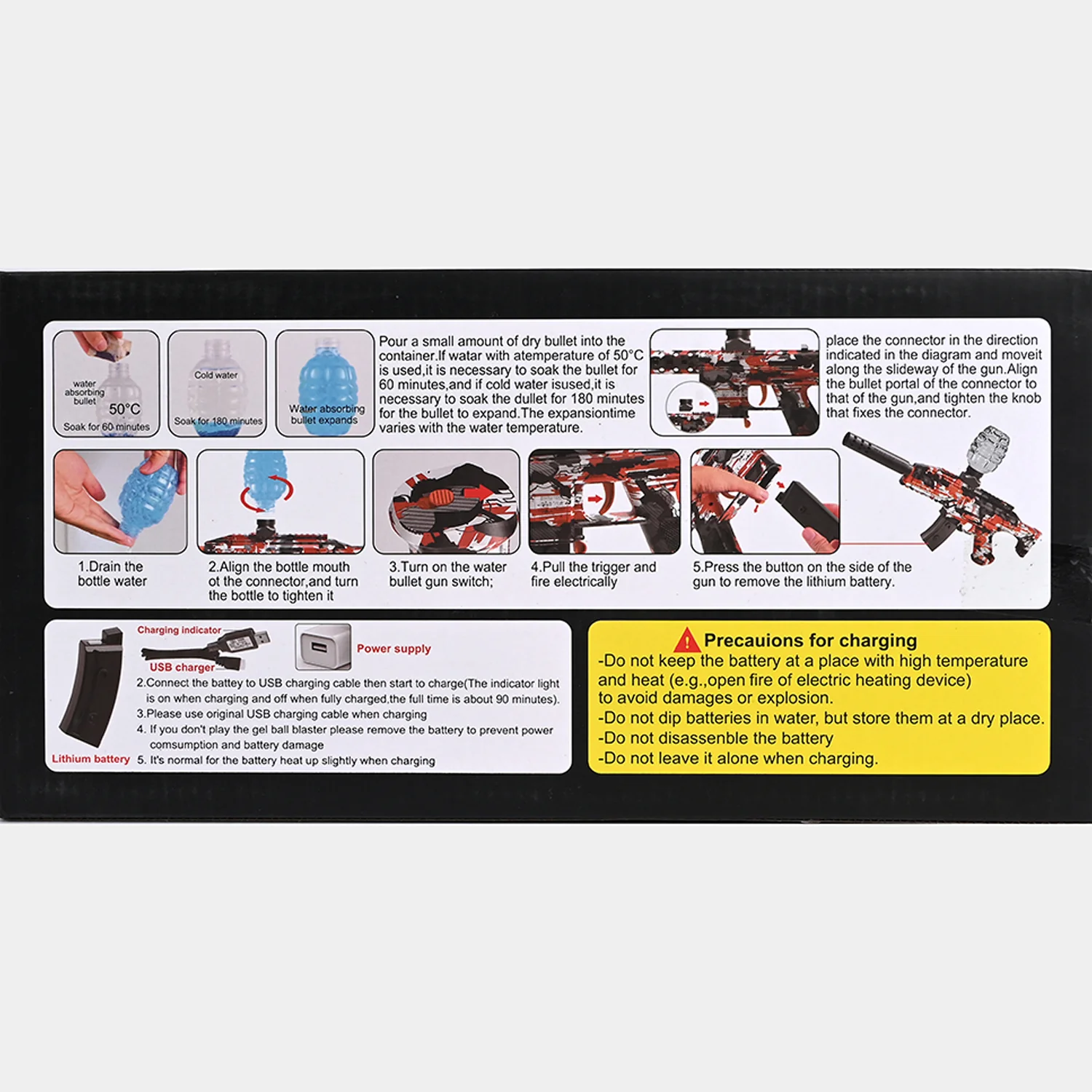 Electric Graffiti Gel Ball Blaster For Kids - Image 10