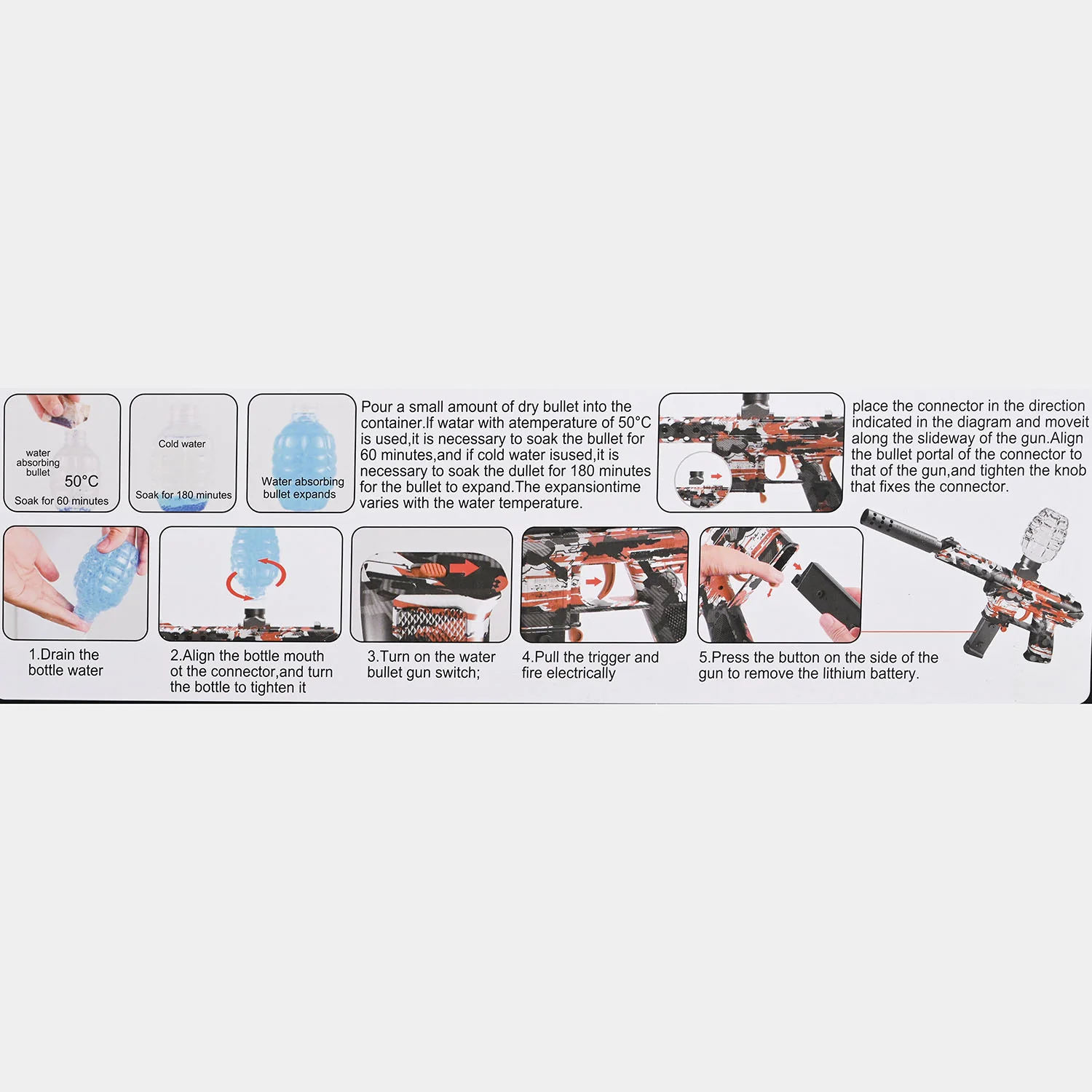 Electric Graffiti Gel Ball Blaster For Kids - Image 9