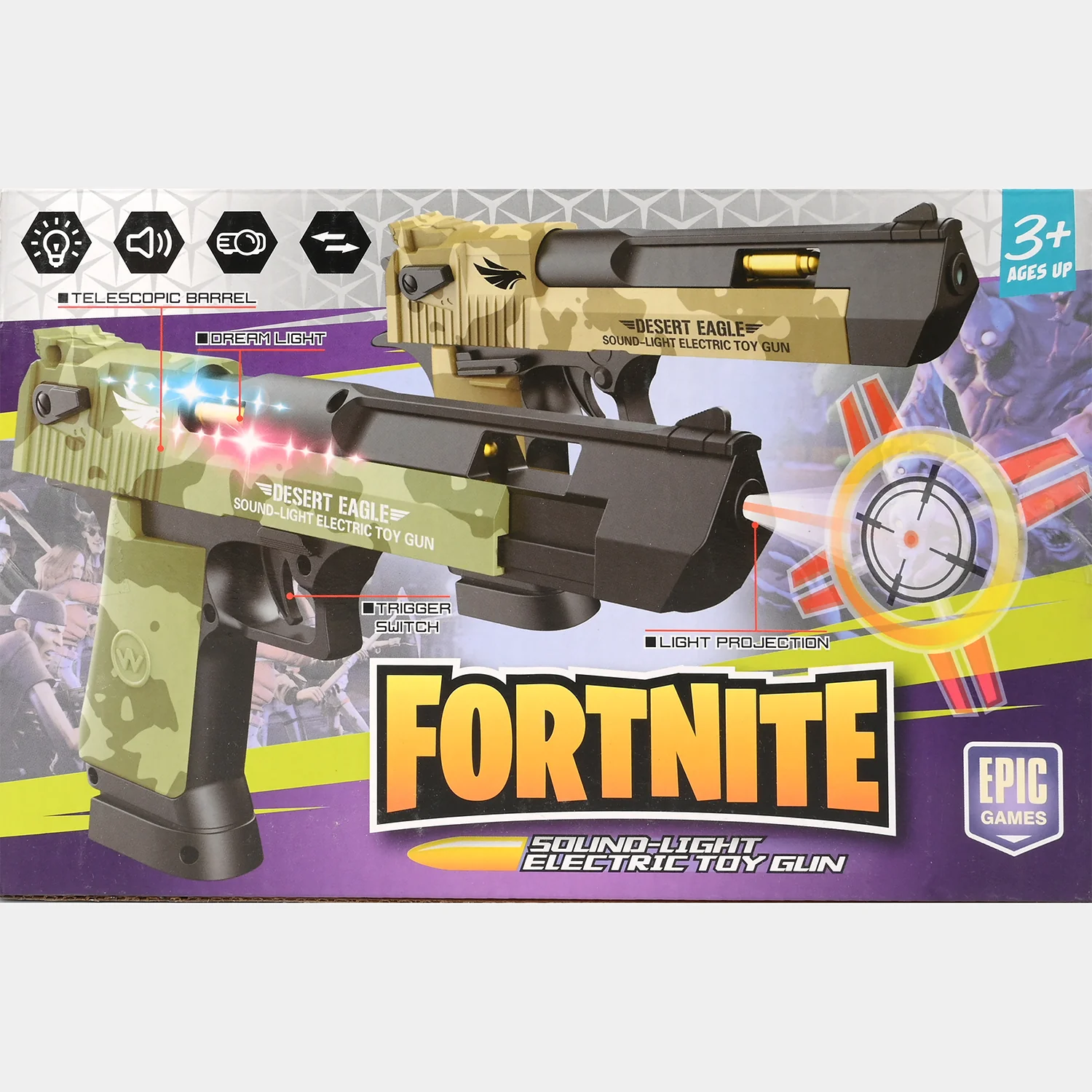 Electric Blaster Toy with Light & Sound for Kids - Image 6
