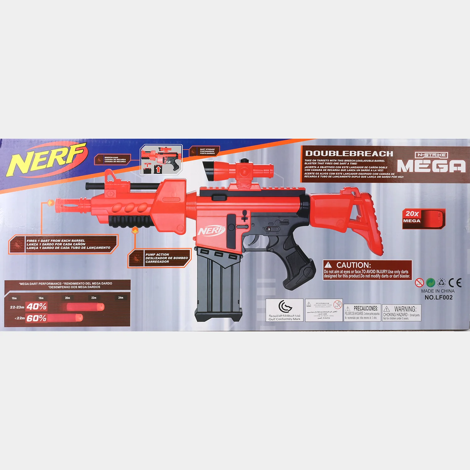 ELECTRIC MEGA NERF BLASTER + SOFT DART TOY - Image 7