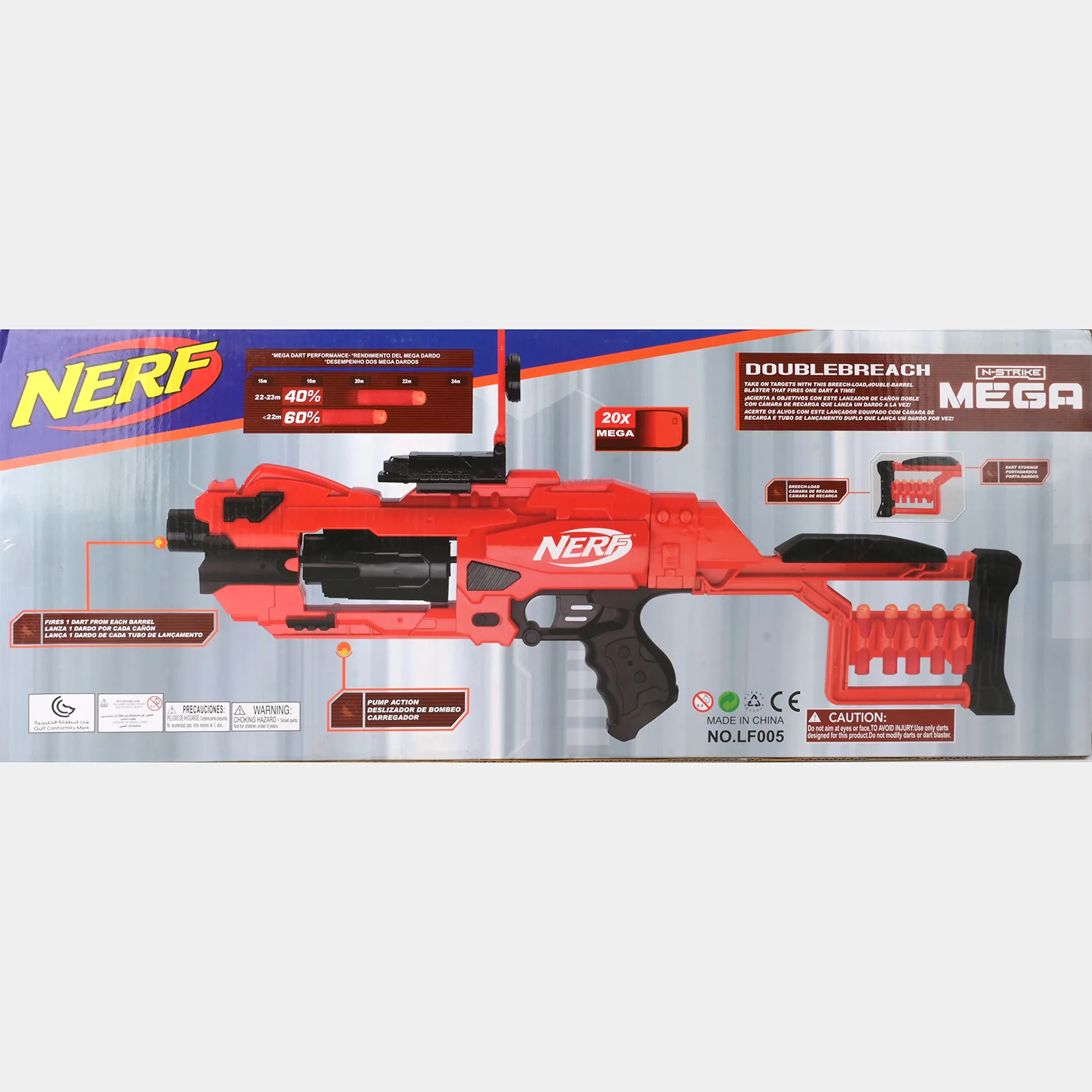 ELECTRIC MEGA NERF BLASTER + SOFT DART TOY - Image 7