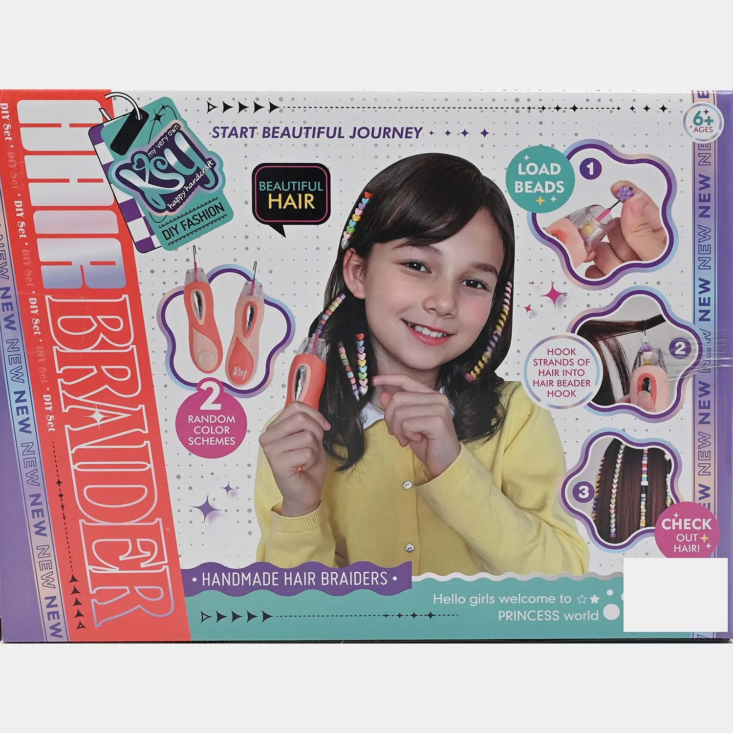 Fashion Hair Kit & Bracelet Machine For Kids - Image 6
