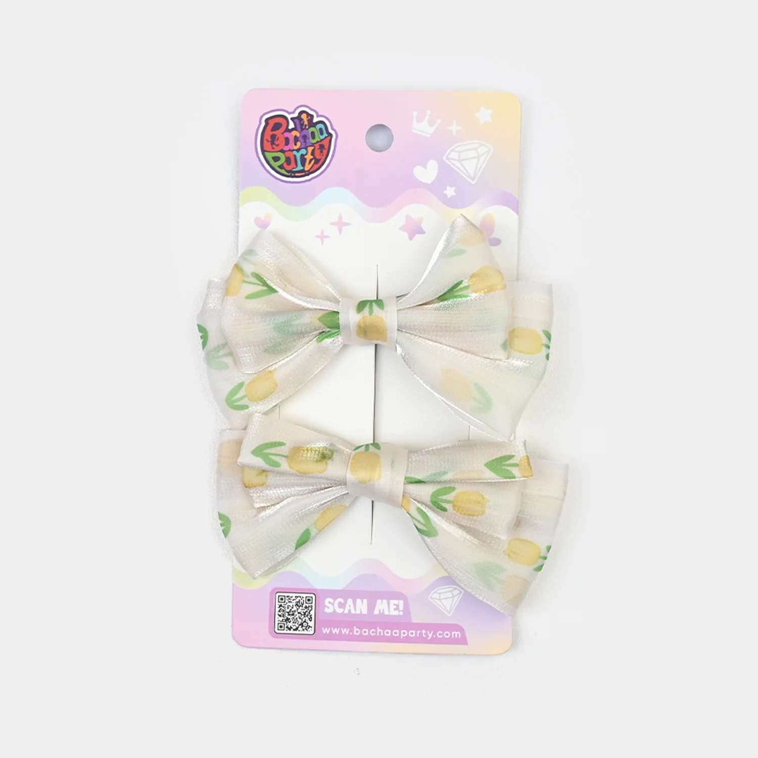 Elegant Bow Style Twins Hair Pin - Image 3