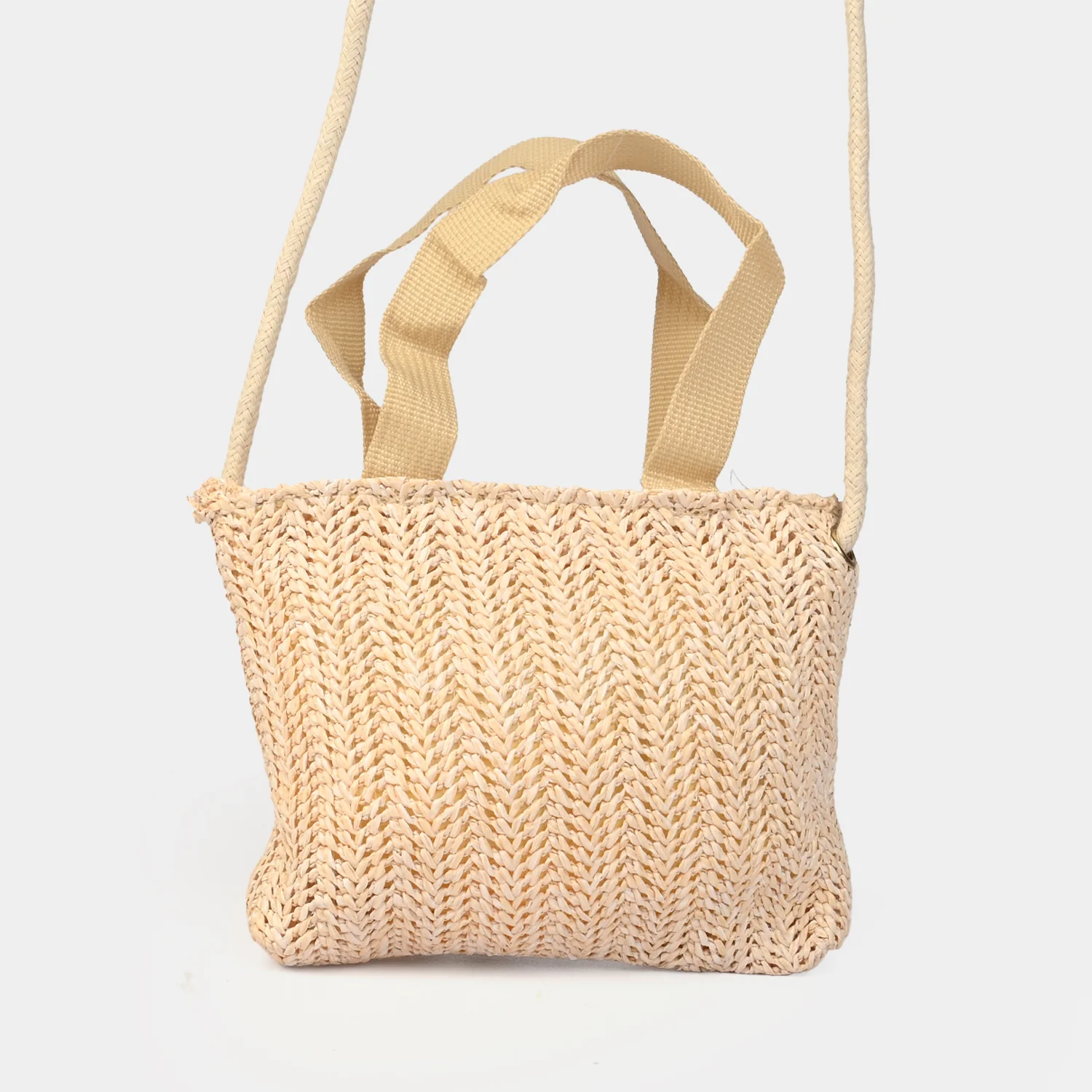 Fashion Handbag With Lace & Flower - Image 4