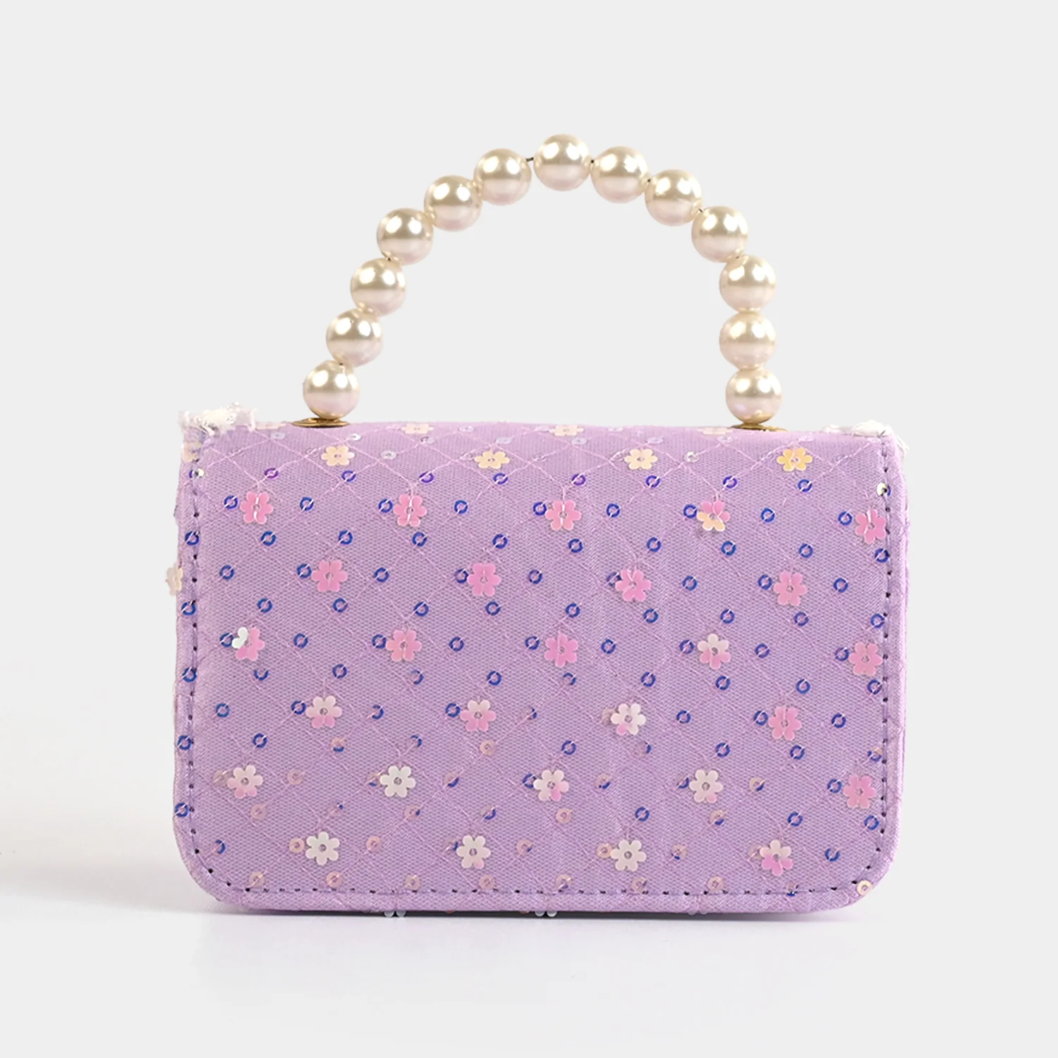 Little Girls' Fancy Pearl Handle Party Purse/Handbag - Image 6