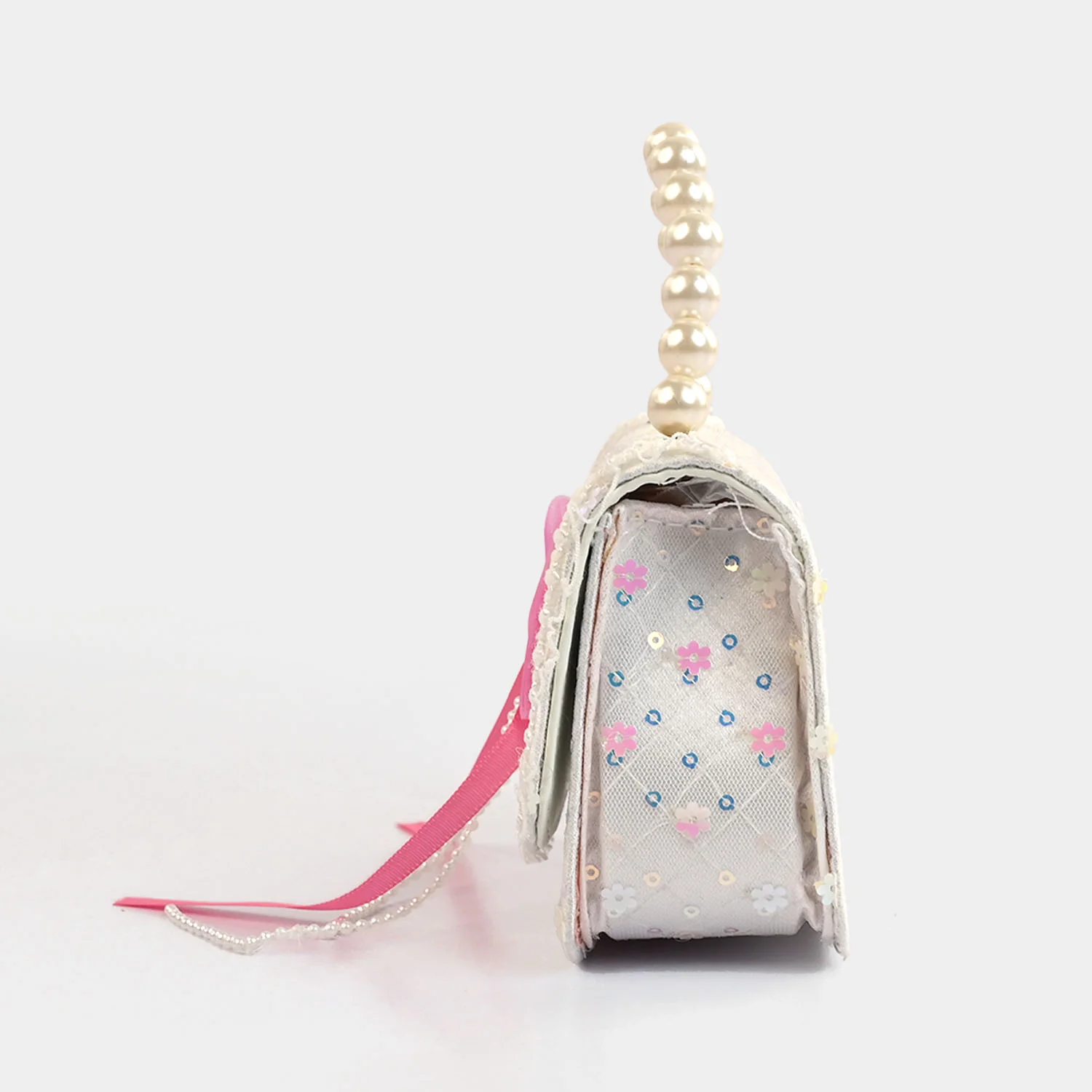 Little Girls' Fancy Pearl Handle Party Purse/Handbag - Image 5