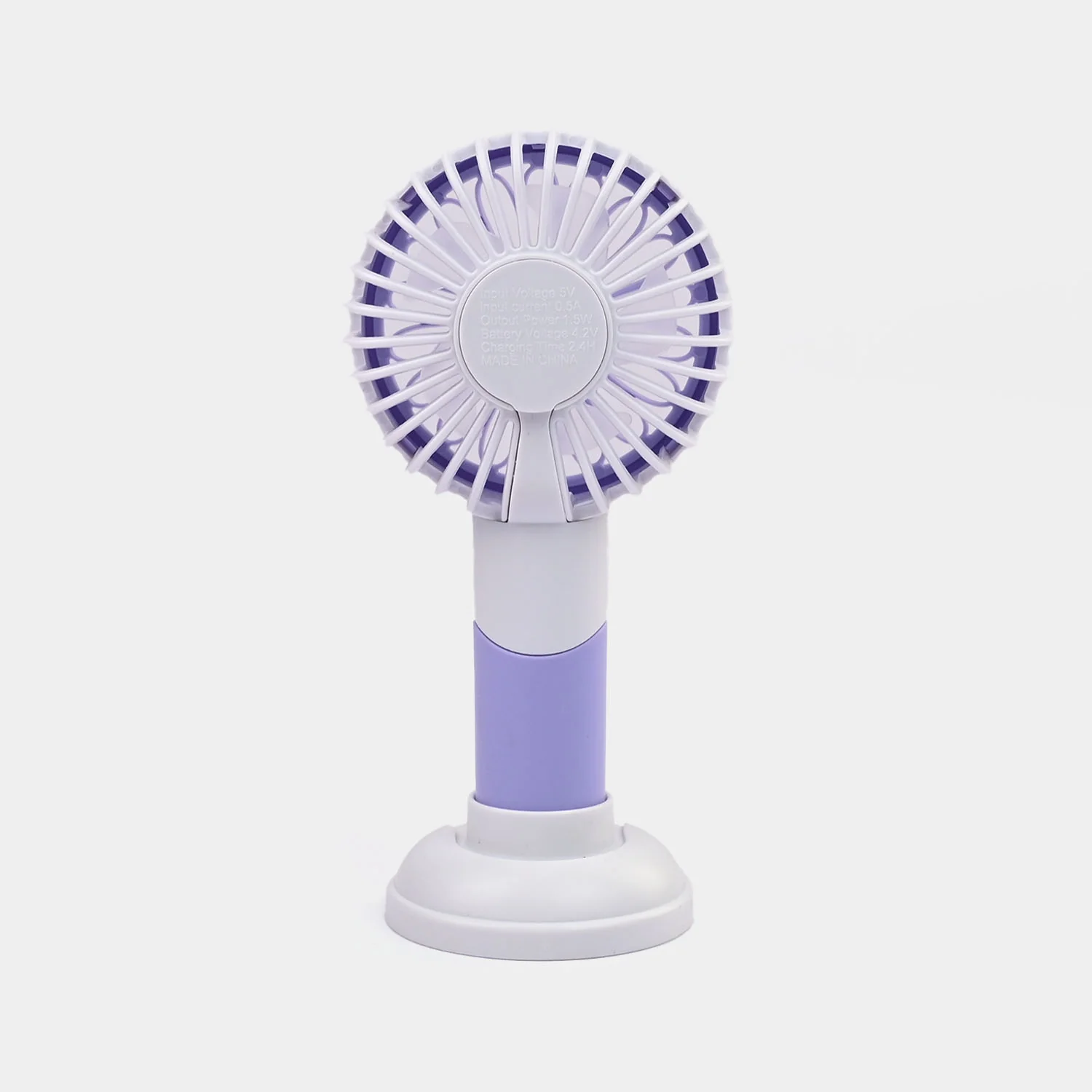 Portable Rechargeable Small Handheld Fan with Night Light and USB Charging - Image 5