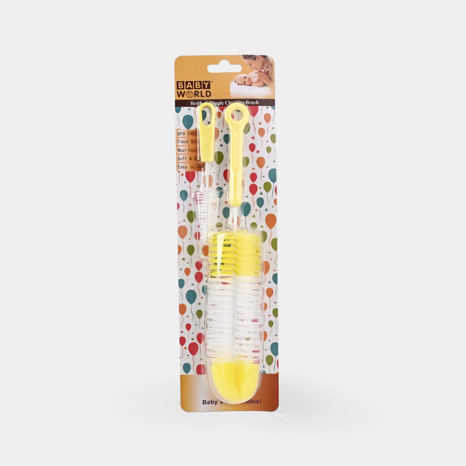 Feeding Bottle Brush | 7371 Yellow