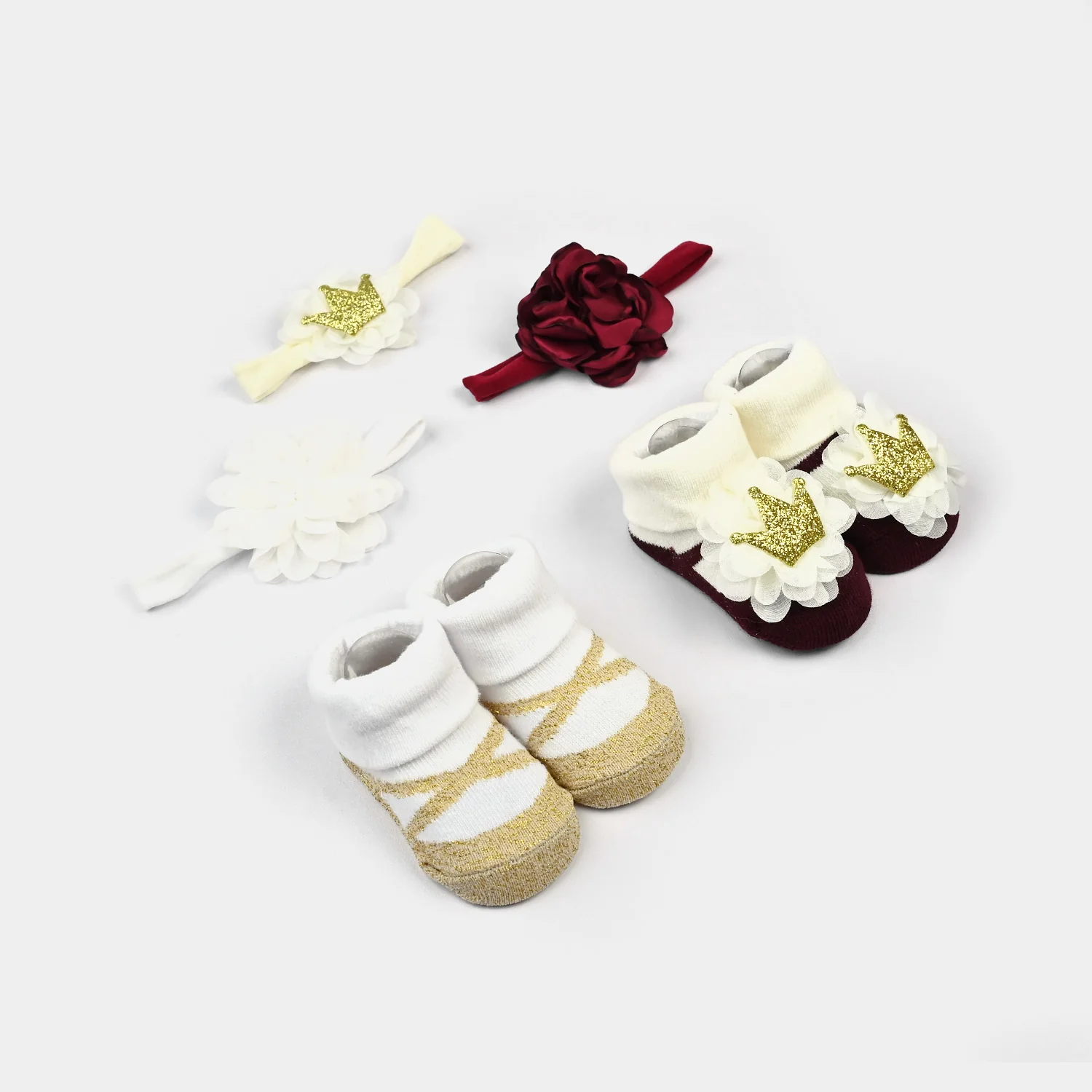 Baby Girl Socks & Headband Pack of 2