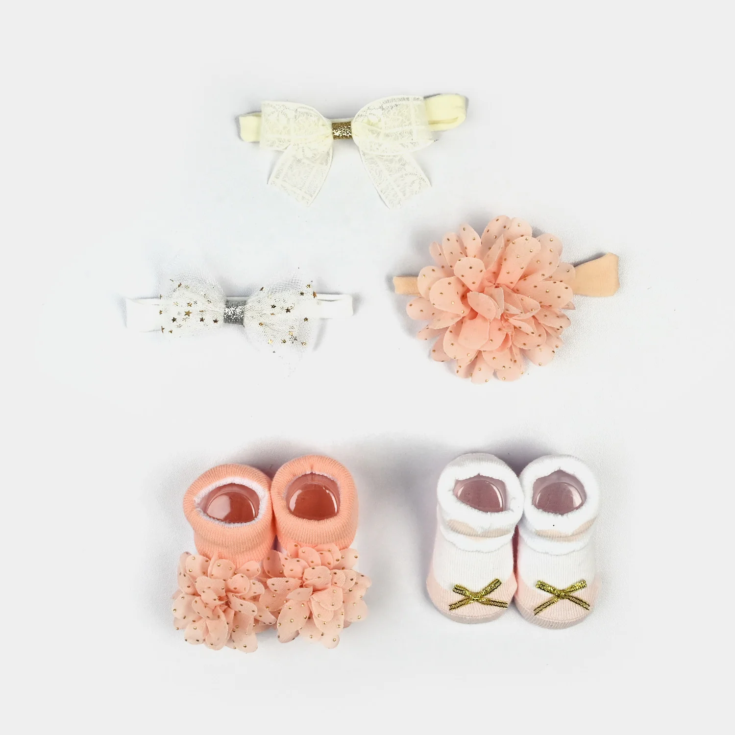 Baby Girl Socks & Headband Pack of 2 - Image 2