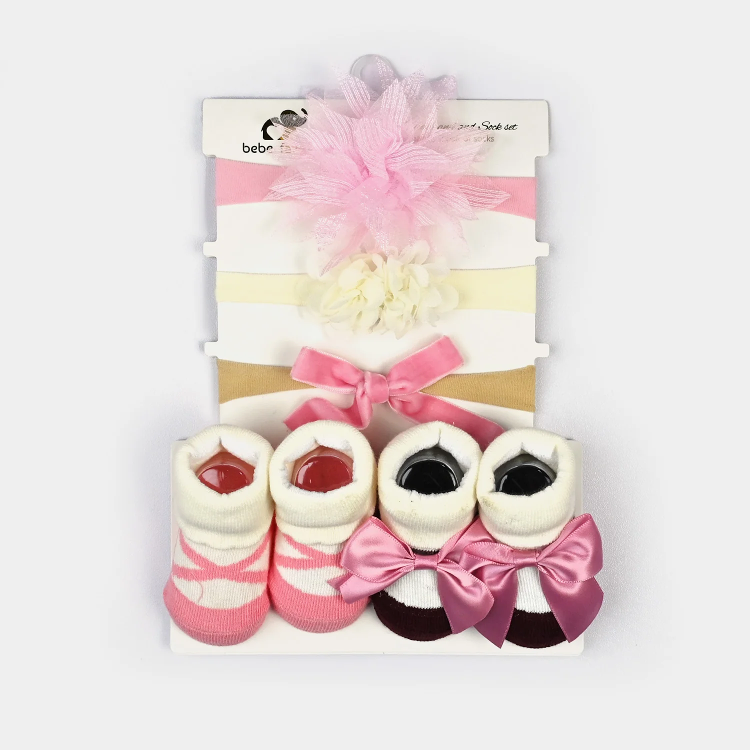 Baby Girl Socks & Headband Set - Image 3