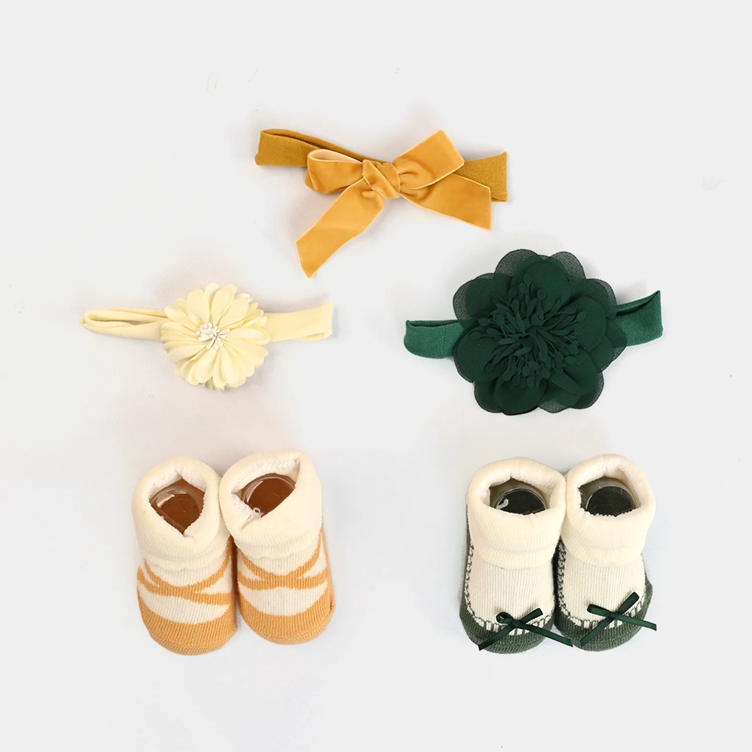 Baby Girl Socks & Headband Set - Image 2
