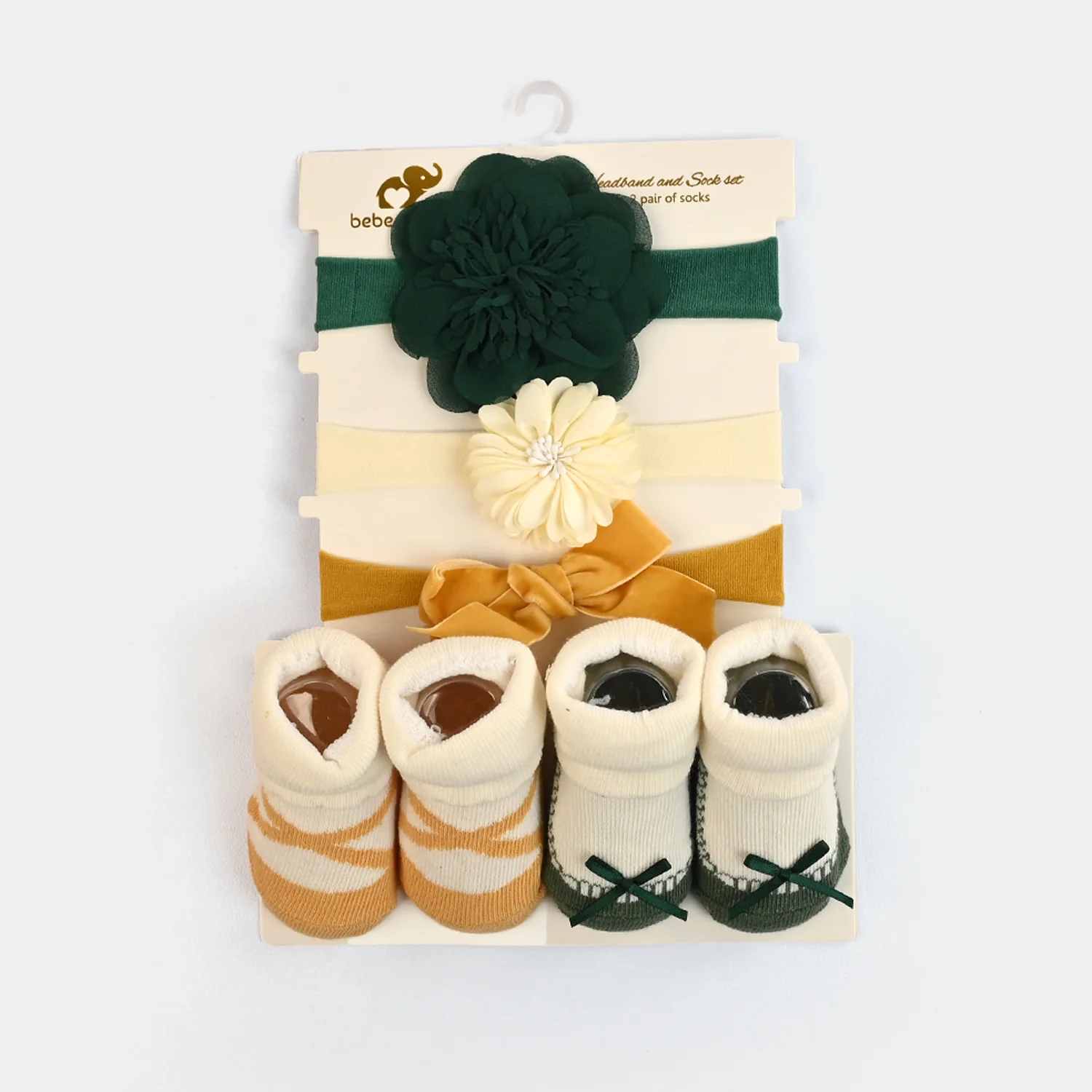 Baby Girl Socks & Headband Set - Image 3