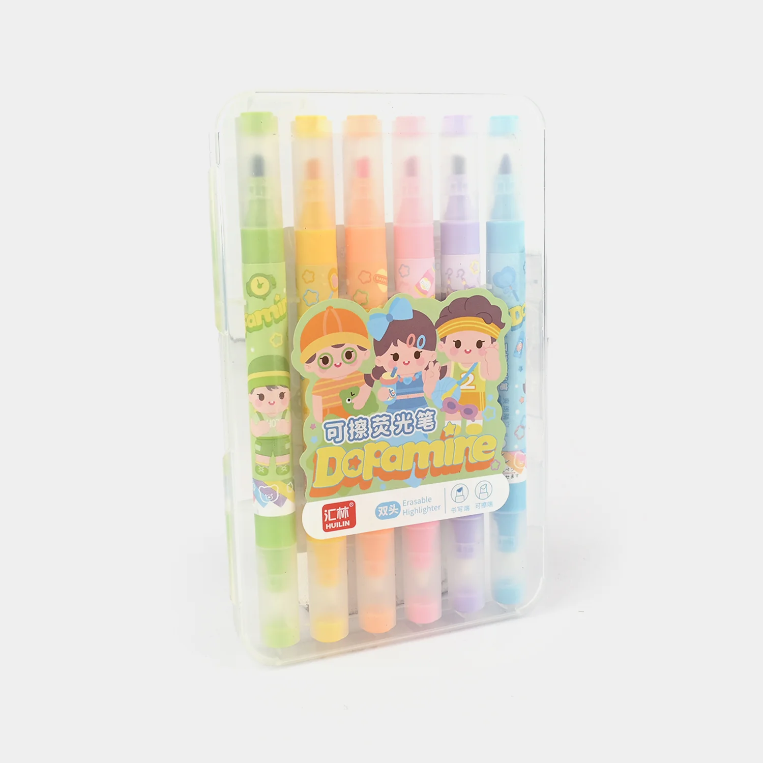 Pastel Glitter Highlighter Set – 6-Color Soft Glow Collection - Image 3