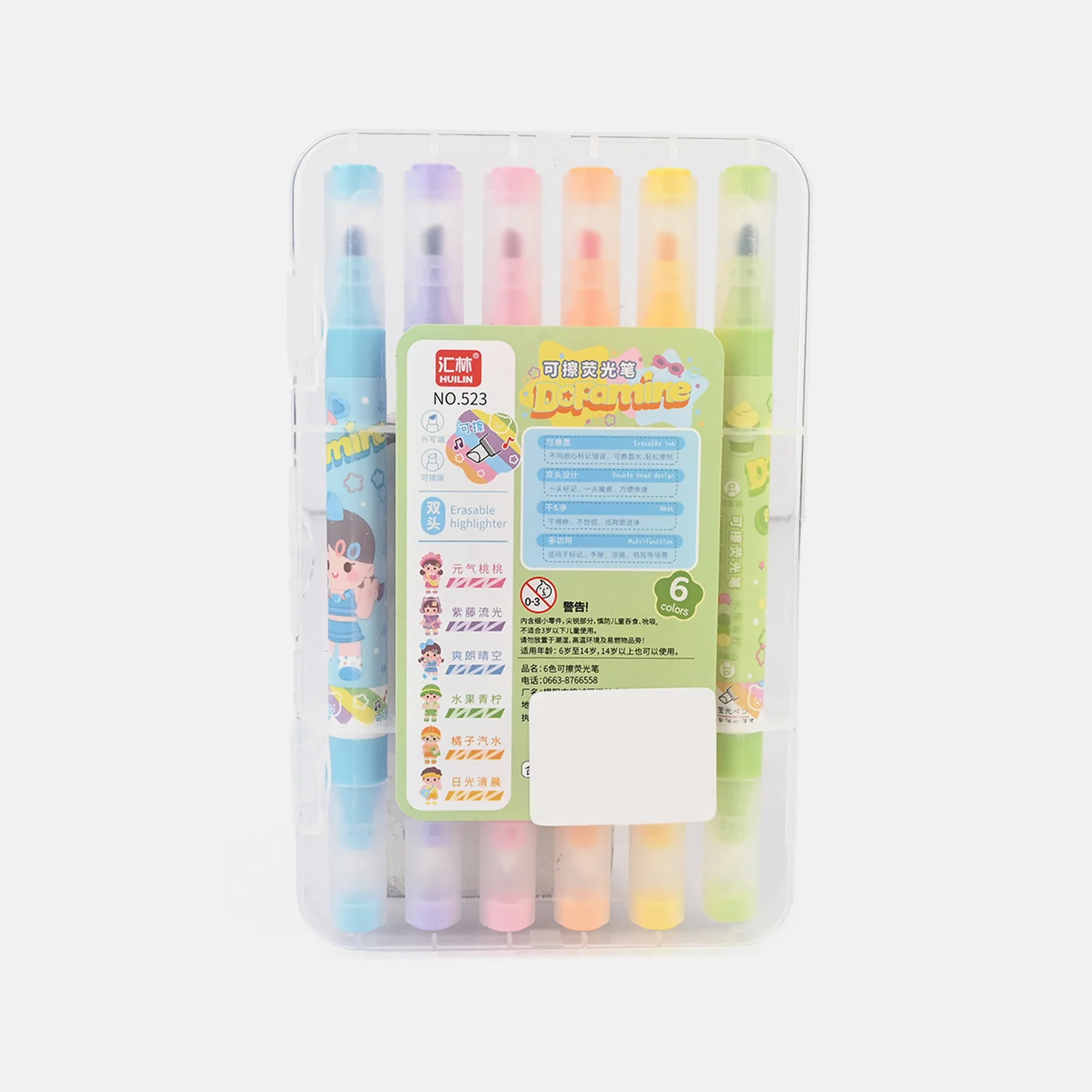 Pastel Glitter Highlighter Set – 6-Color Soft Glow Collection - Image 4