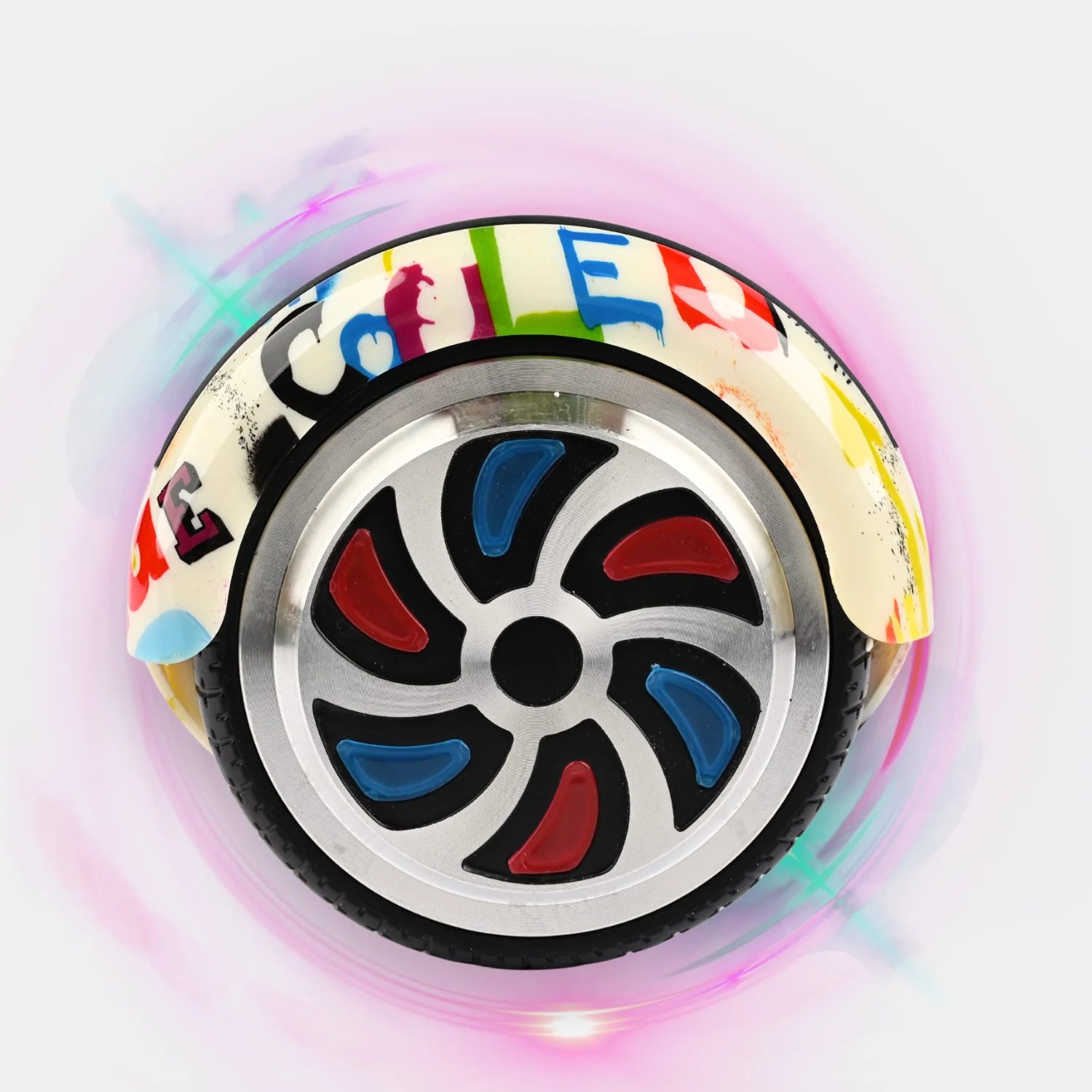 Electric 6.5-Inch Self-Balancing Hoverboard with Bluetooth and LED Lights - Image 4