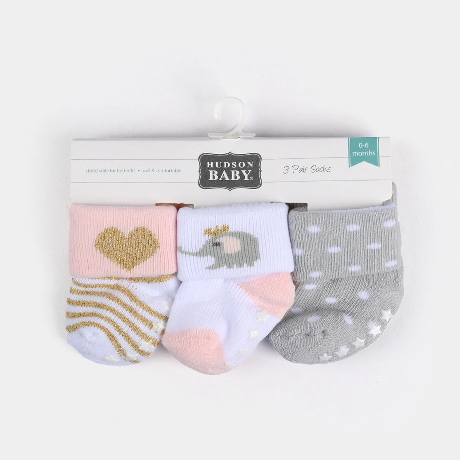 Infant Baby Socks Pack Of 3 - Image 2