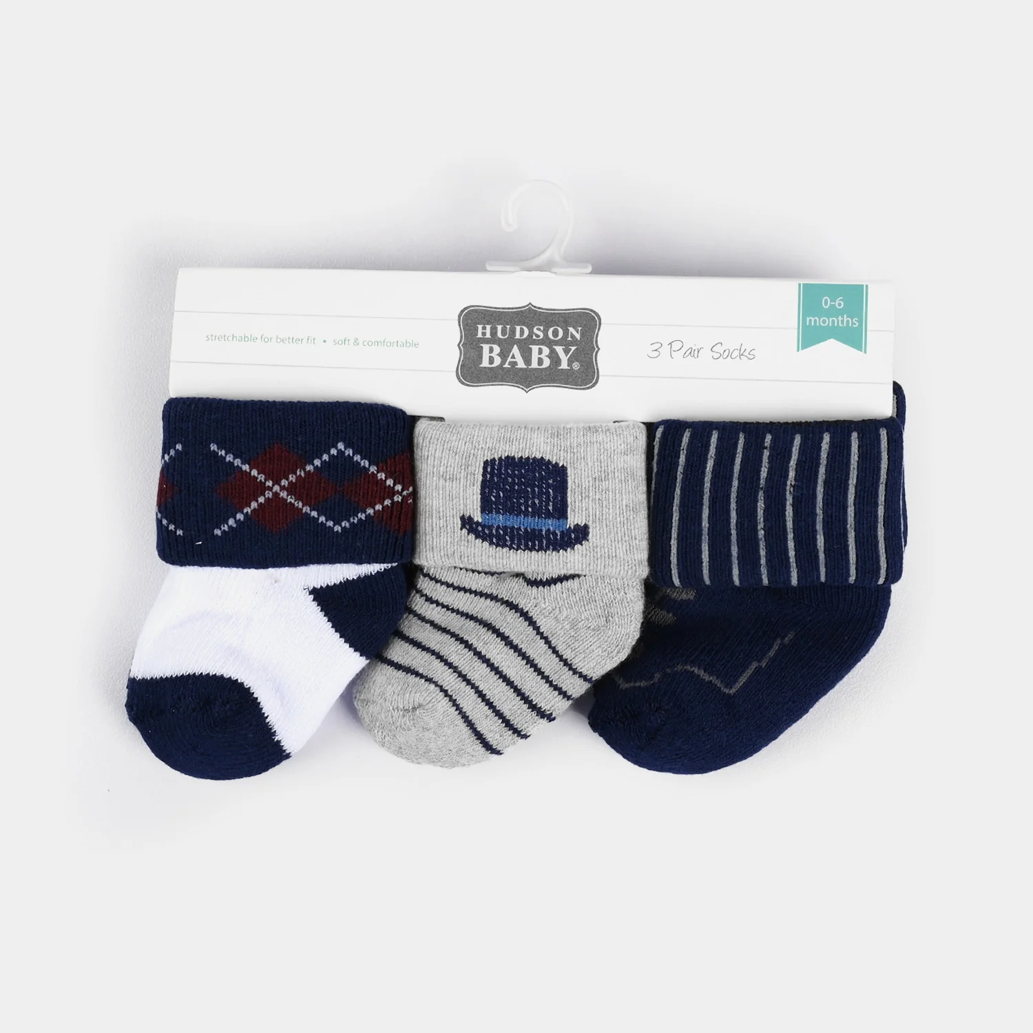 Infant Baby Socks Pack Of 3 - Image 2