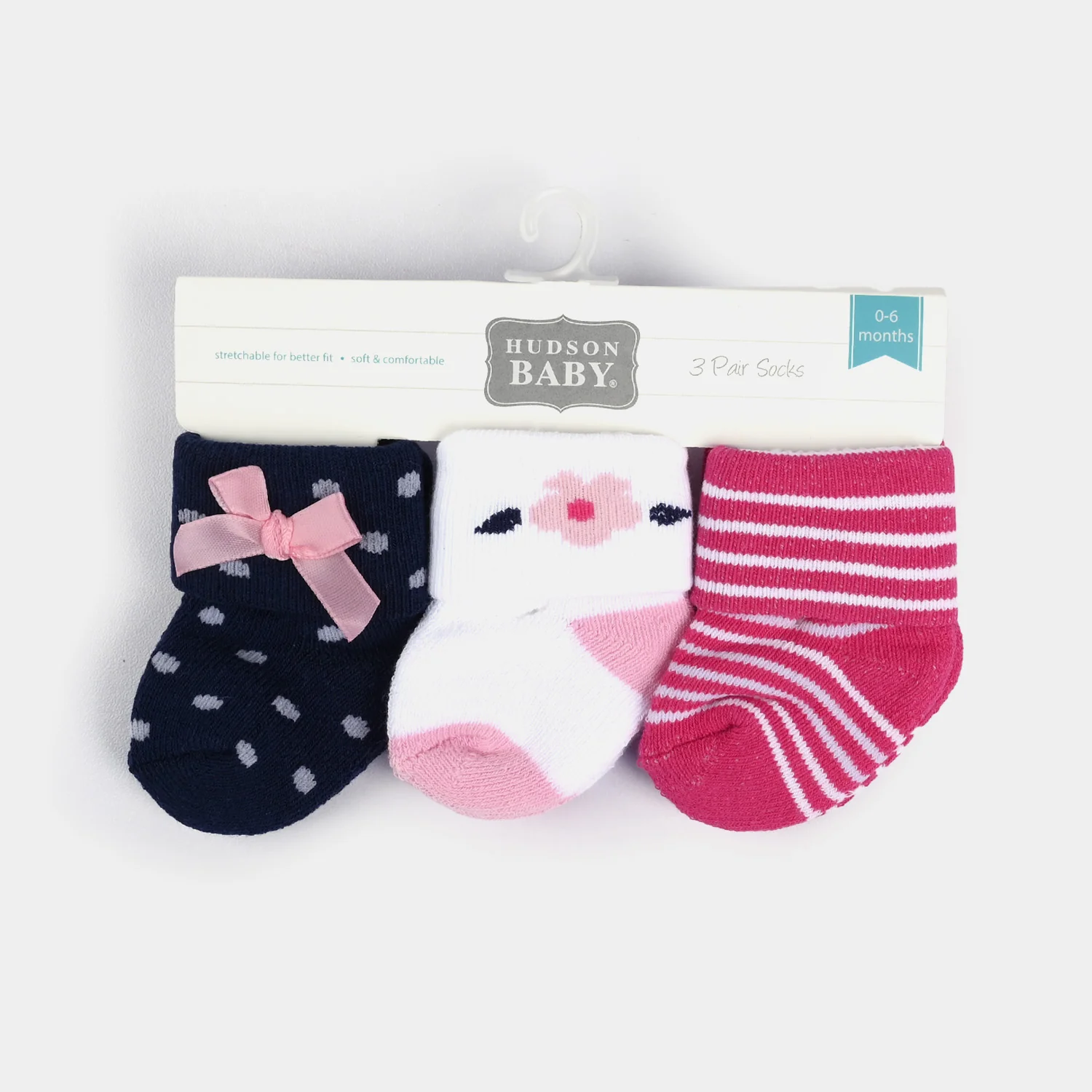 Infant Baby Socks Pack Of 3 - Image 2