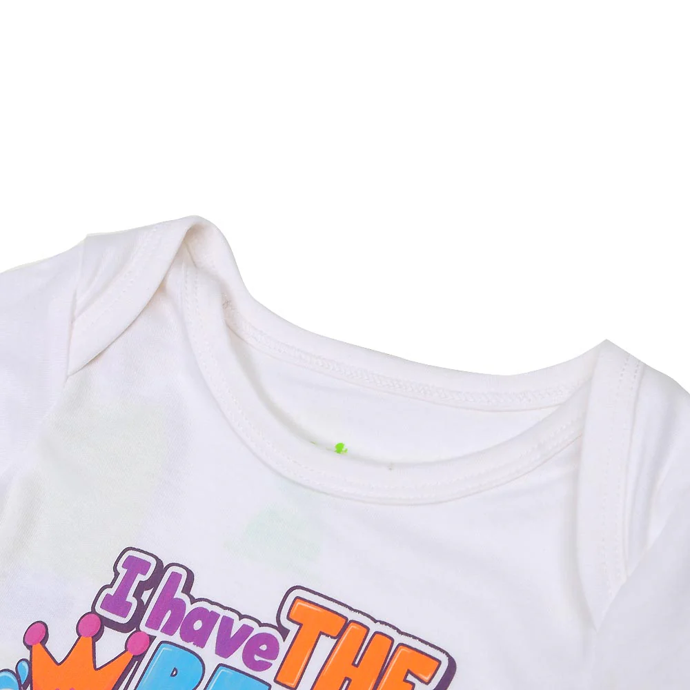 Infant Basic Romper Unisex Best Phuppo - White - Image 3