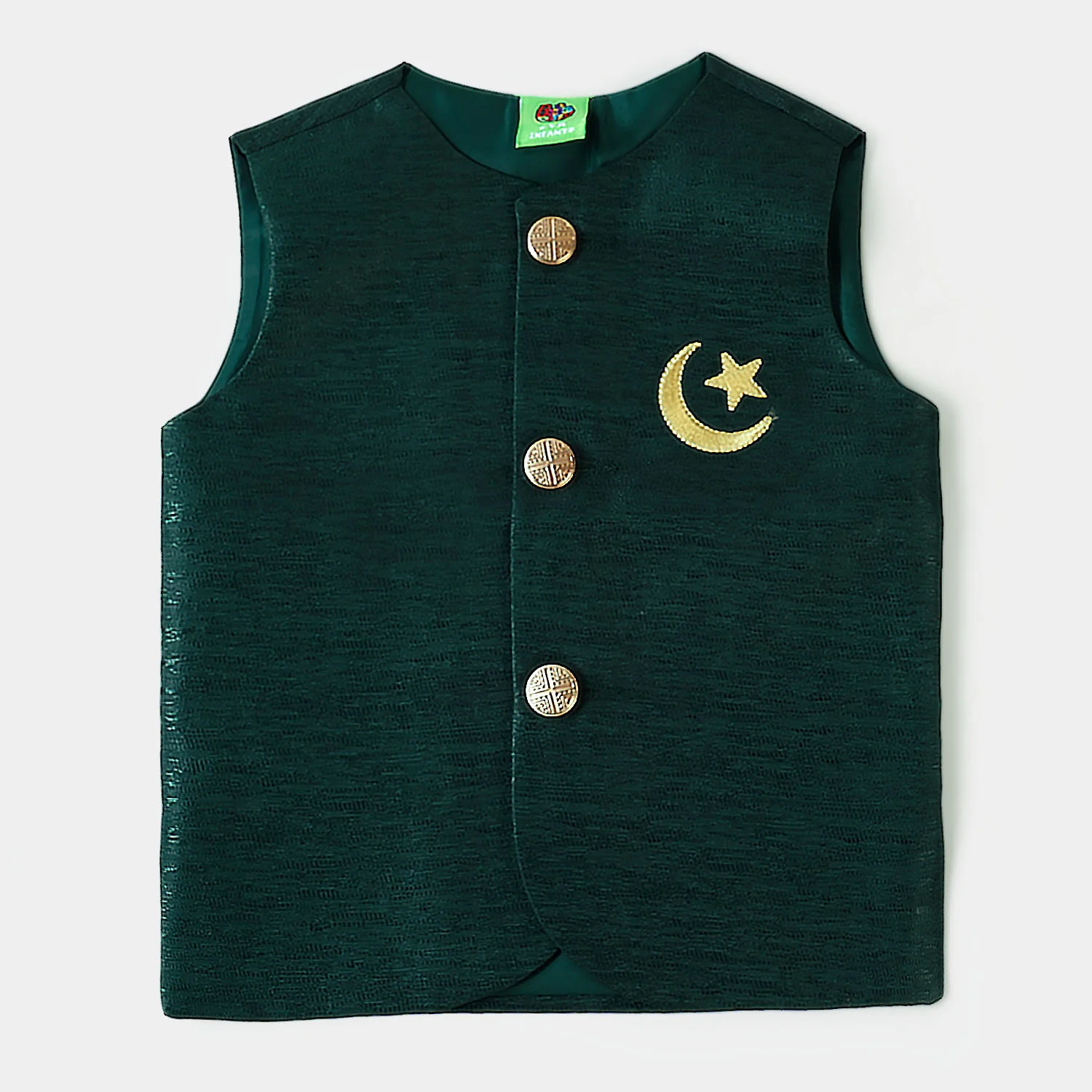 Infant Boys 3 Piece Chand Sitara Azadi - White - Image 4