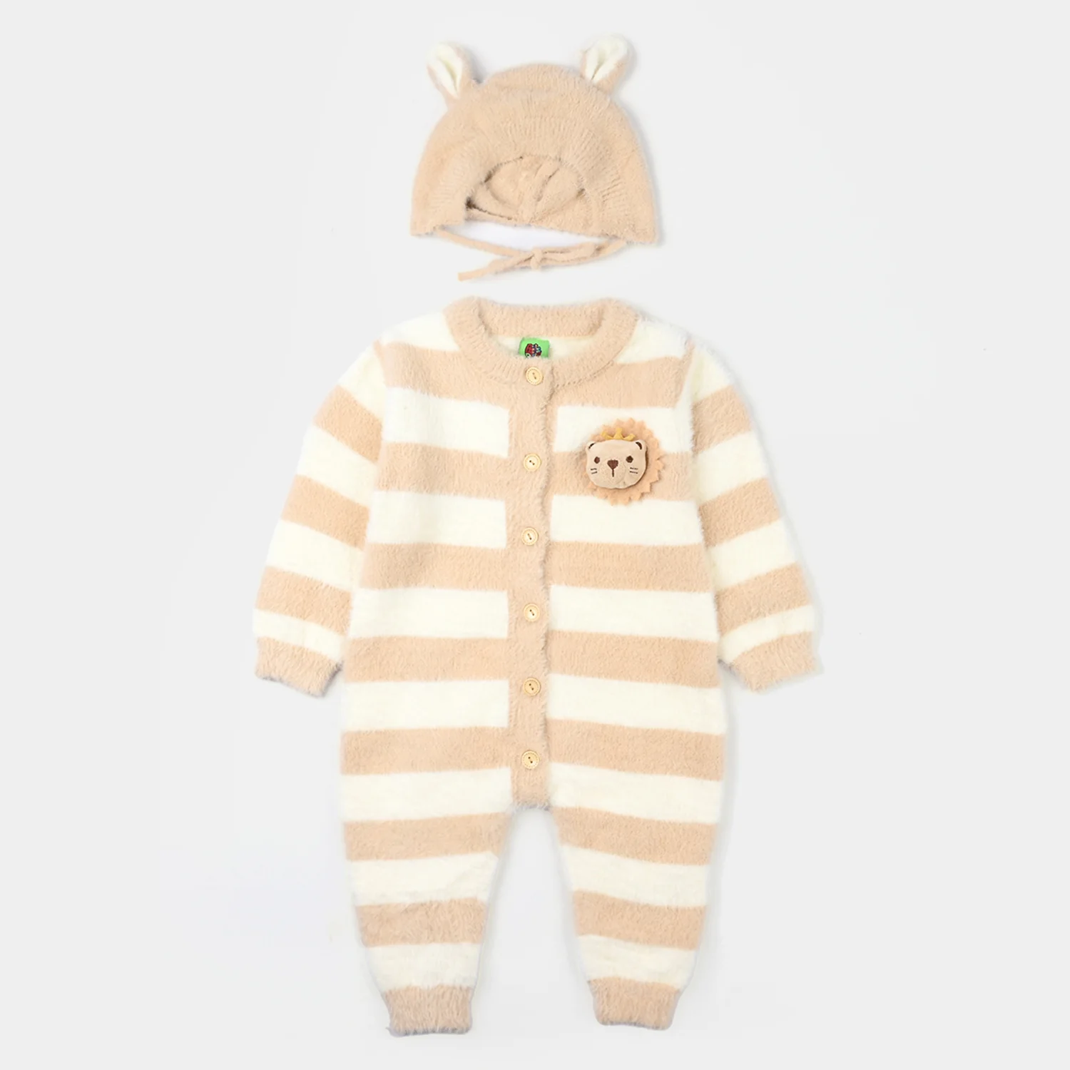 Infant Boys Acrylic Romper (Feather Lion)