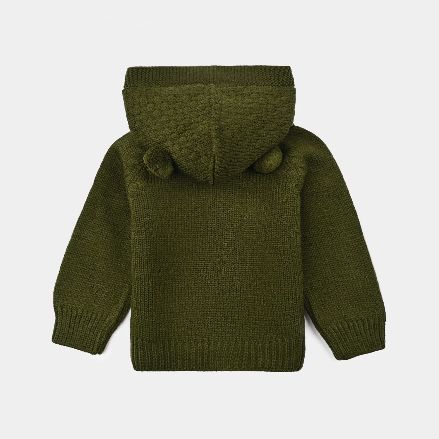 Infant Boys Acrylic Suit-Popcorn - Olive Green - Image 7