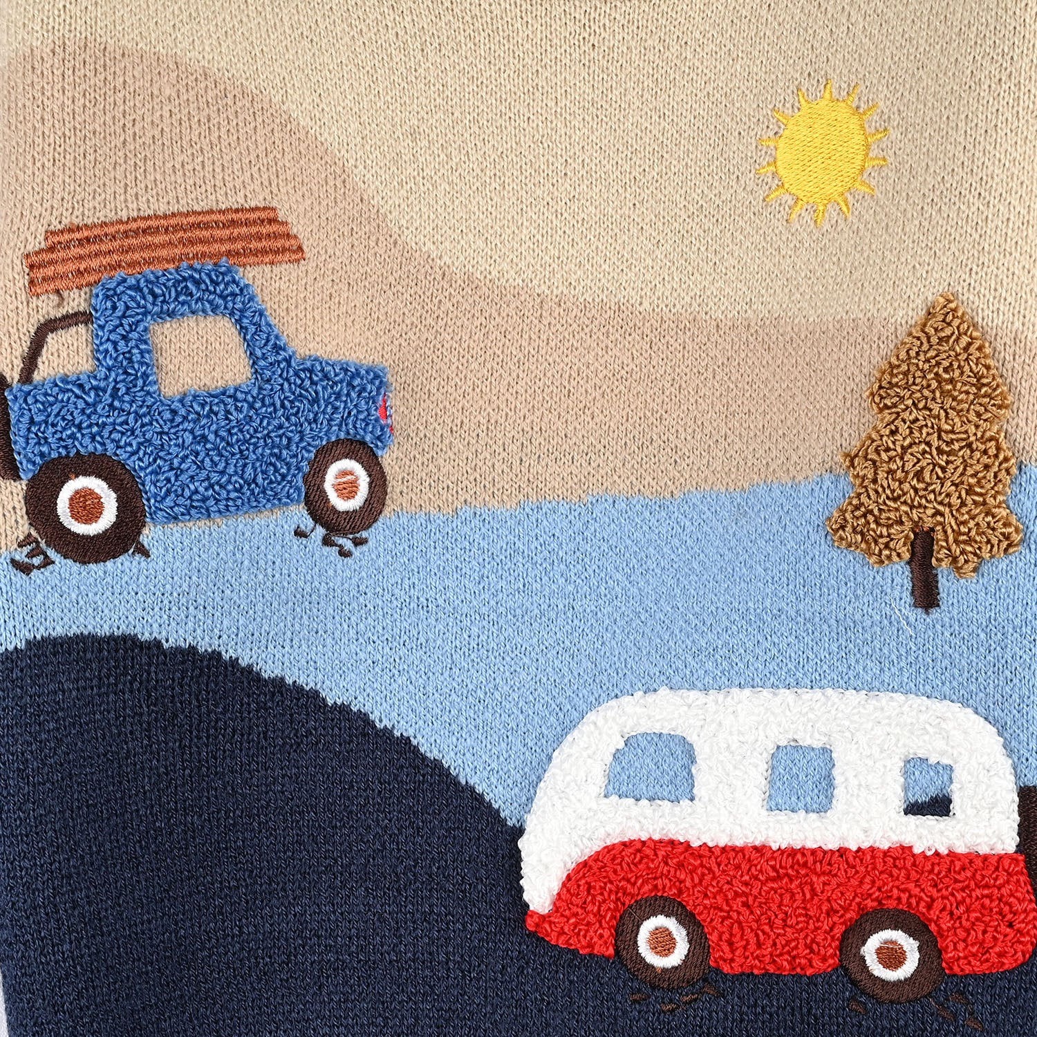 Infant Boys Acrylic Sweater-Adventure-Multi - Image 6
