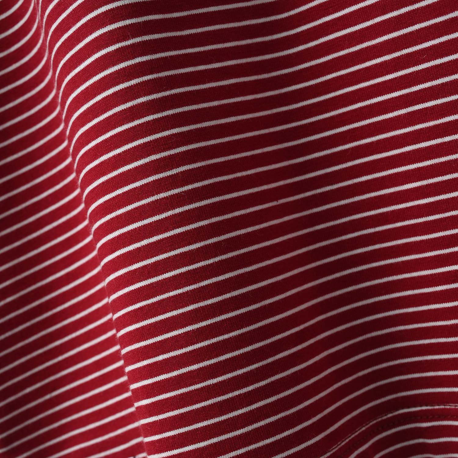 Infant Boys Yarn Dyed T-Shirt - Red - Image 3