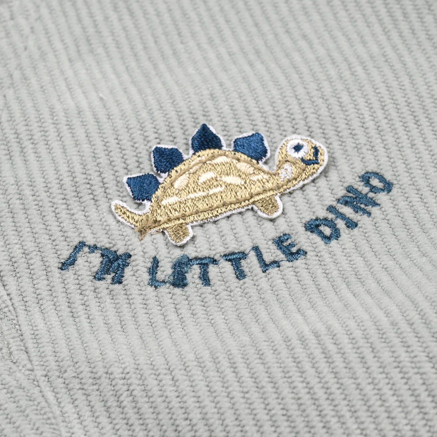 Infant Boys Corduroy Pant Little Dino-GREY - Image 2