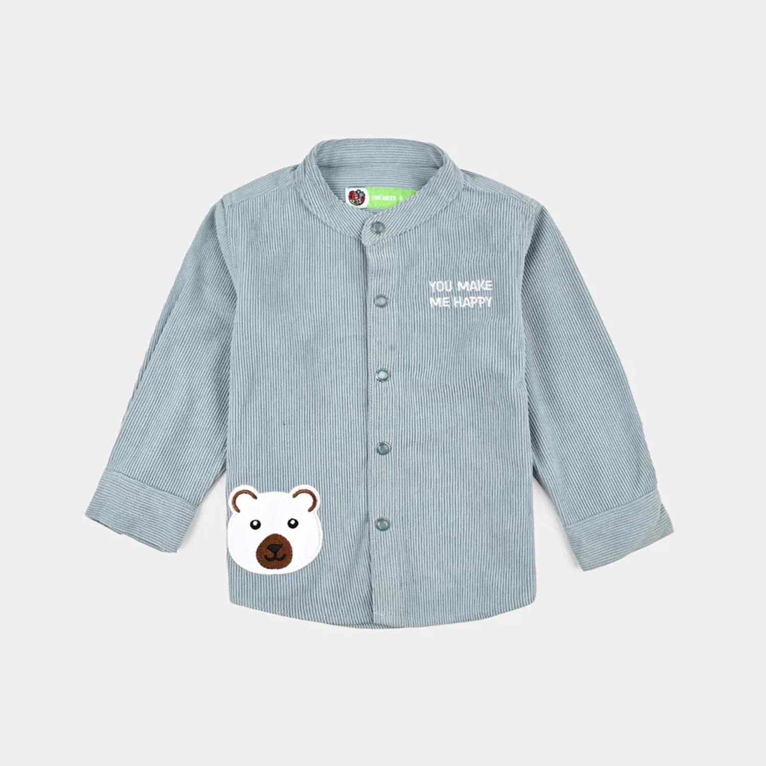 Infant Boys Corduroy Shirt - Light Blue