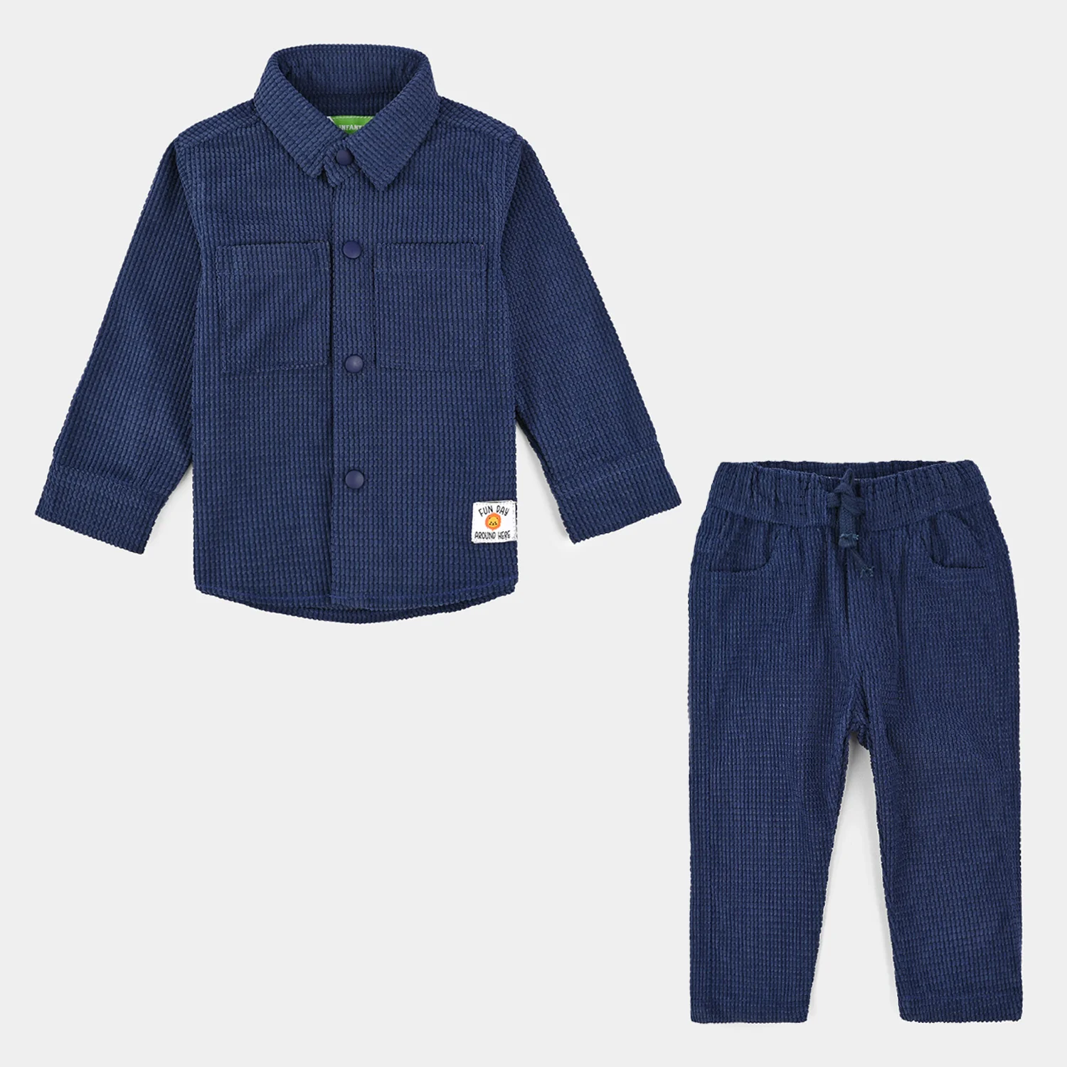 Infant Boys Corduroy Suit/Cords - Navy